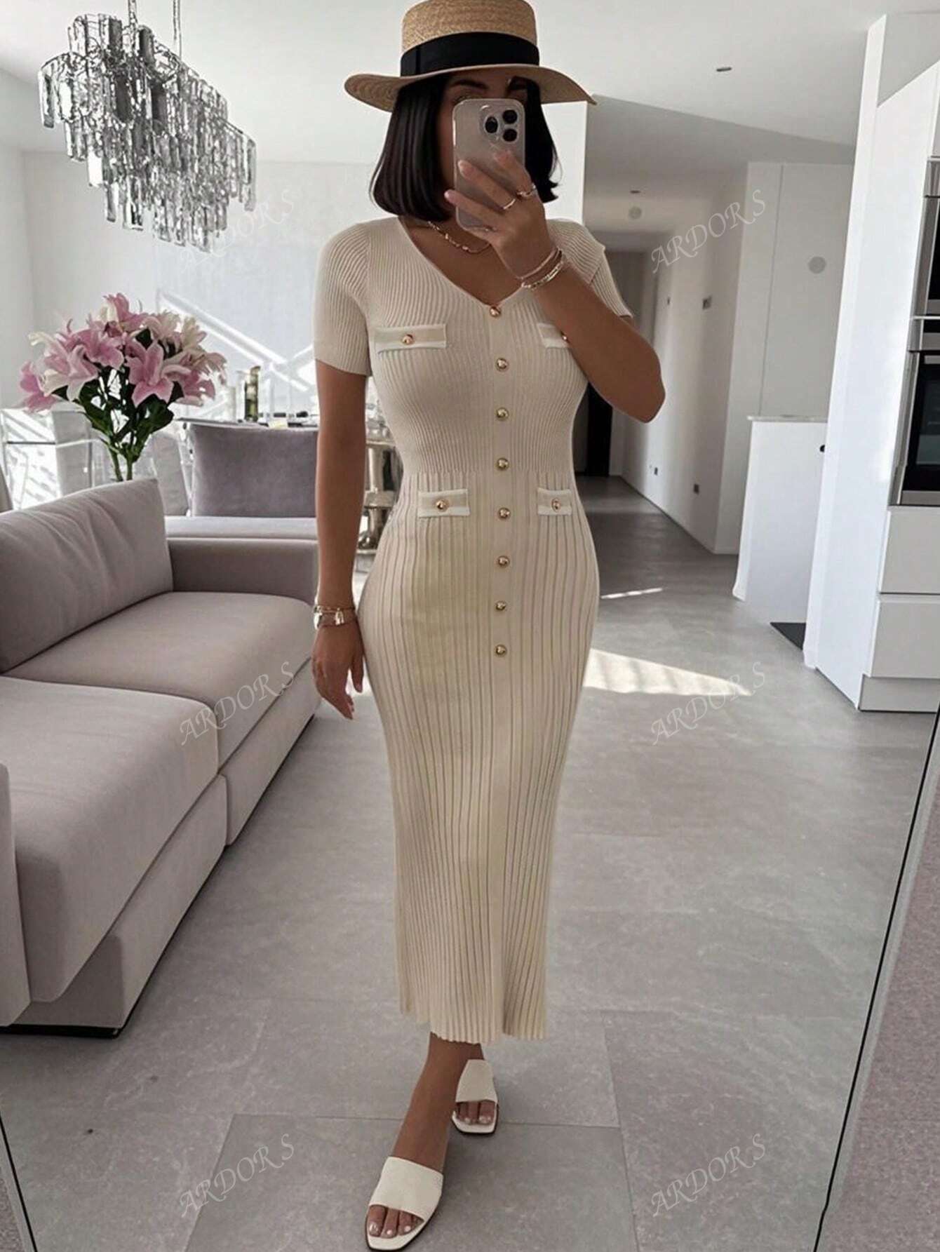 Robe Élégante en Maille VELINE