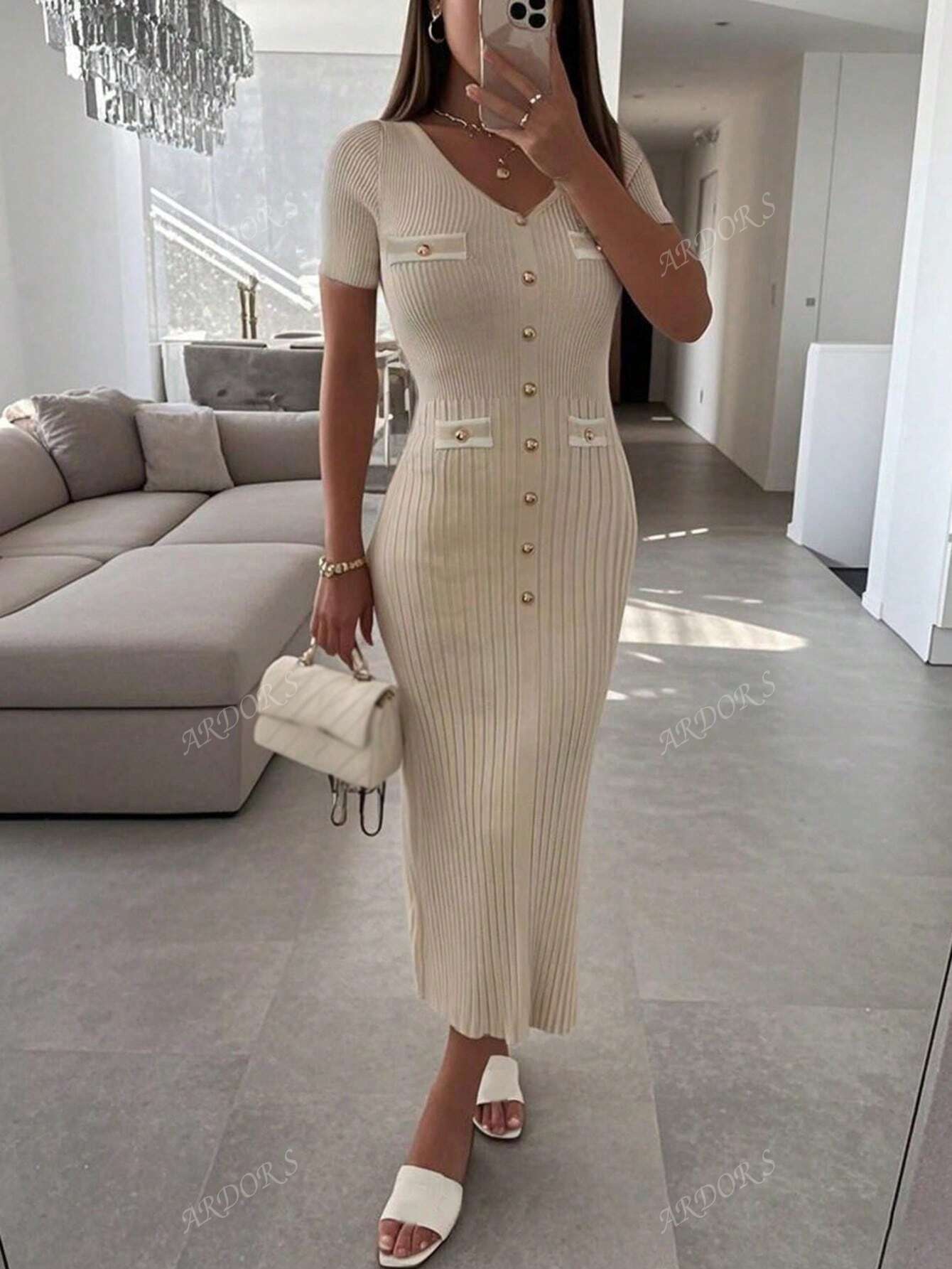 Robe Élégante en Maille VELINE