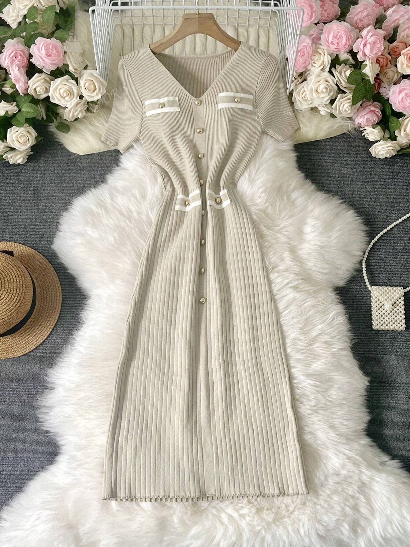 Robe Élégante en Maille VELINE