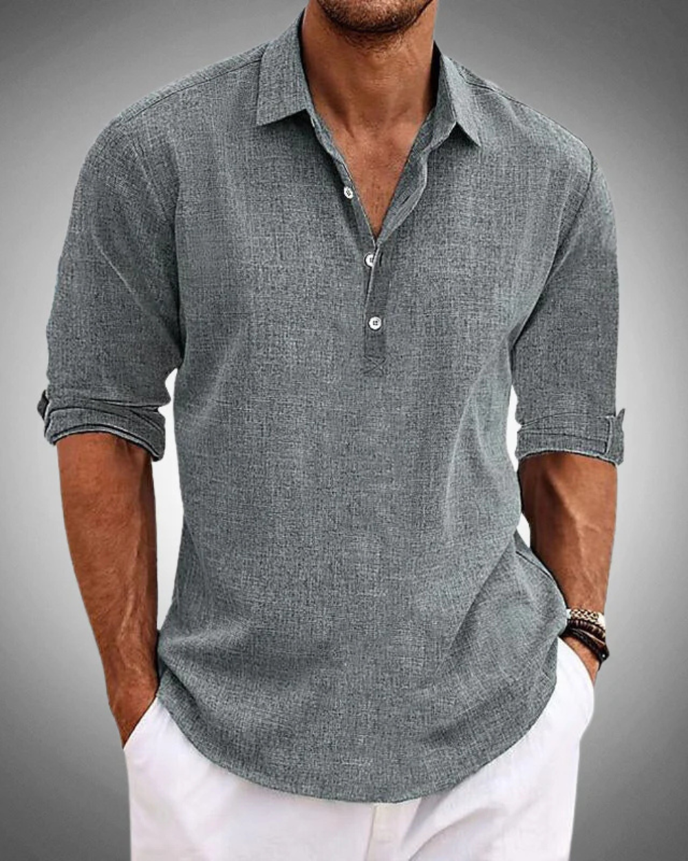 Chemise en coton classique COVE