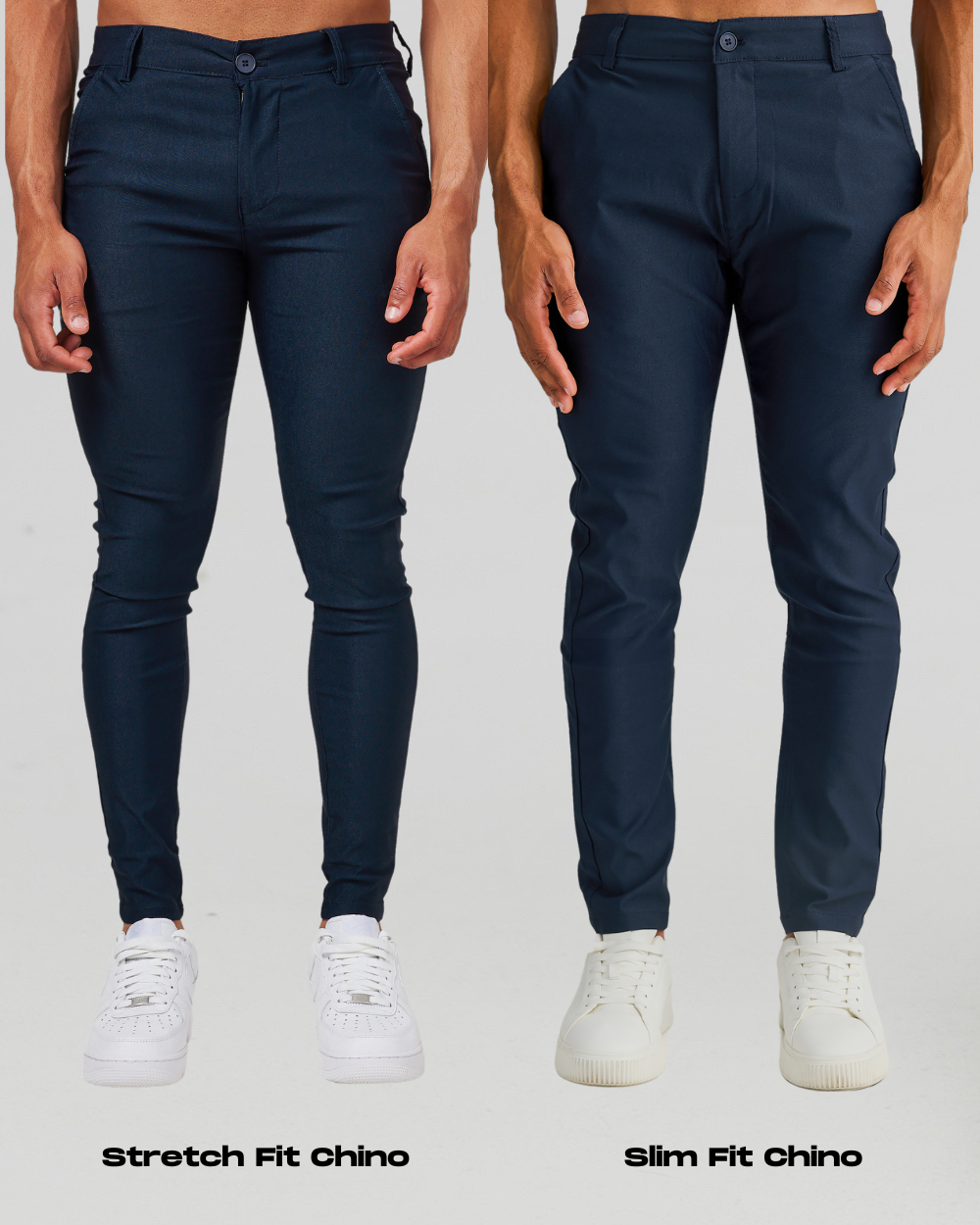 Chinos bleu marine coupe slim