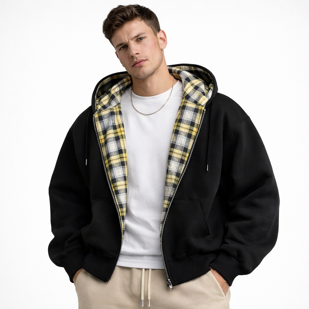 Sweat à capuche ZYNK double face