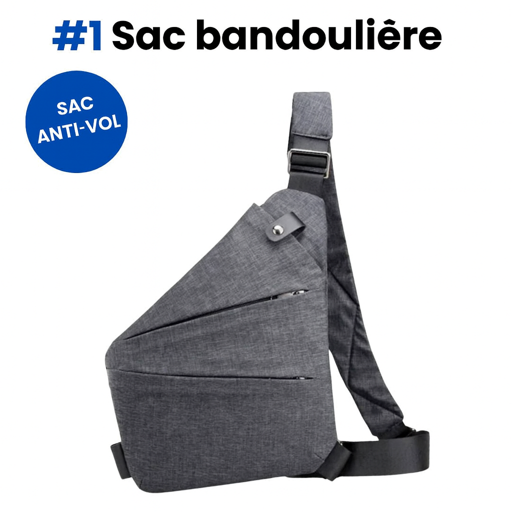 ZIPGUARD Sac Bandoulière Antivol