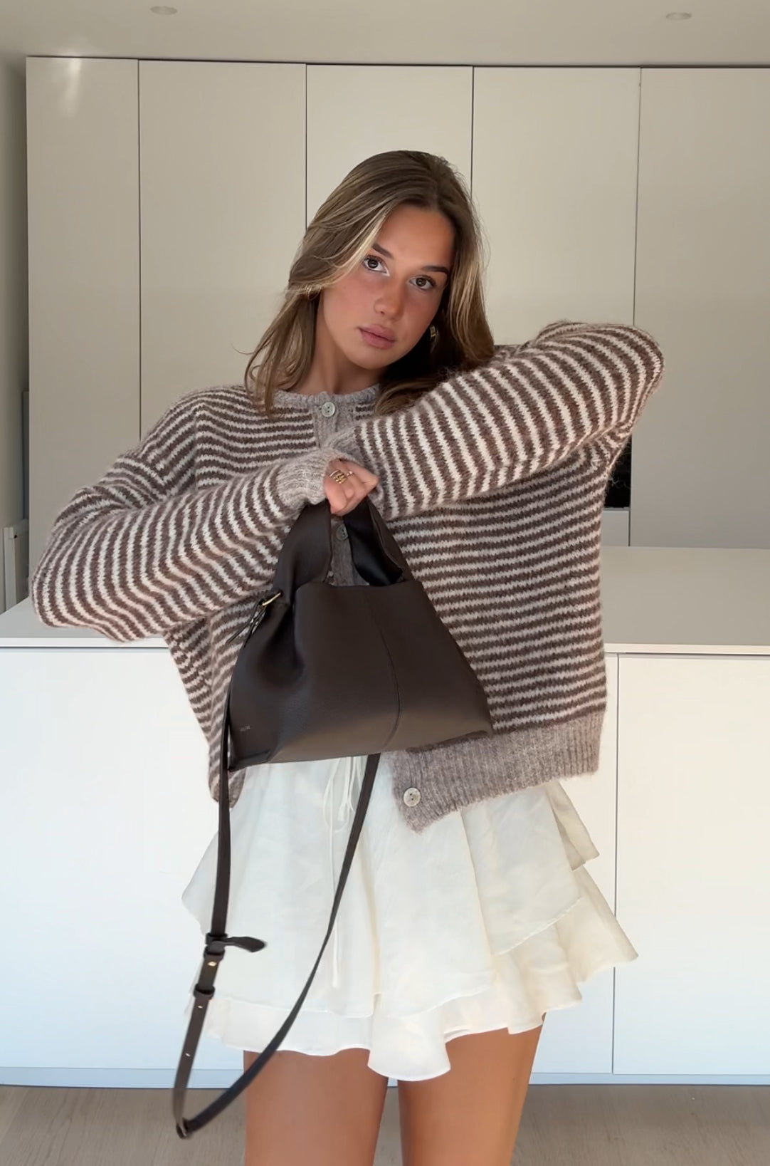 ELO Gilet Doux à Rayures