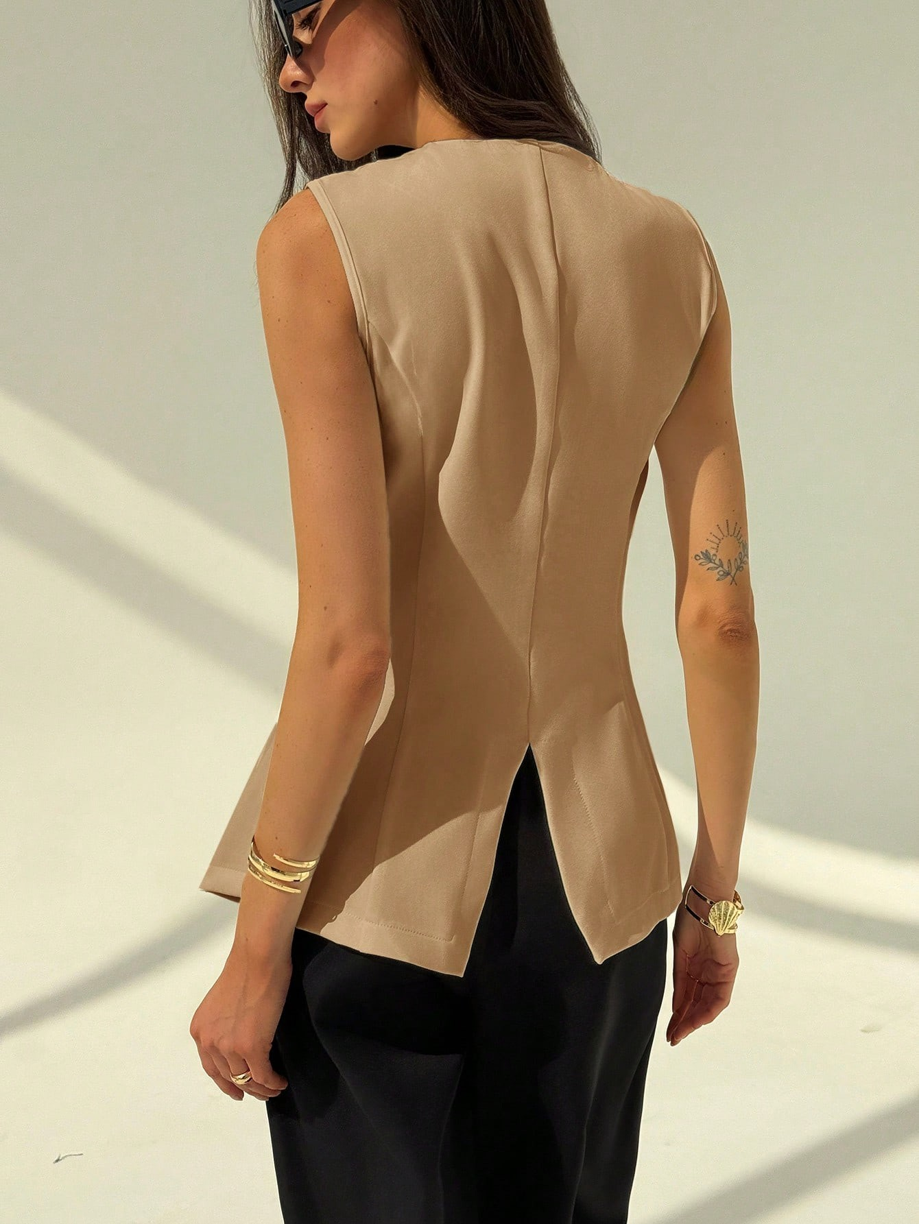 Blazer ESSENZA avec Détails Métalliques