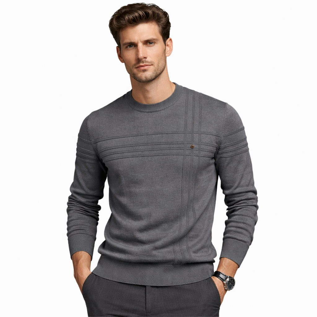 Pull homme VITTORE à motif à carreaux