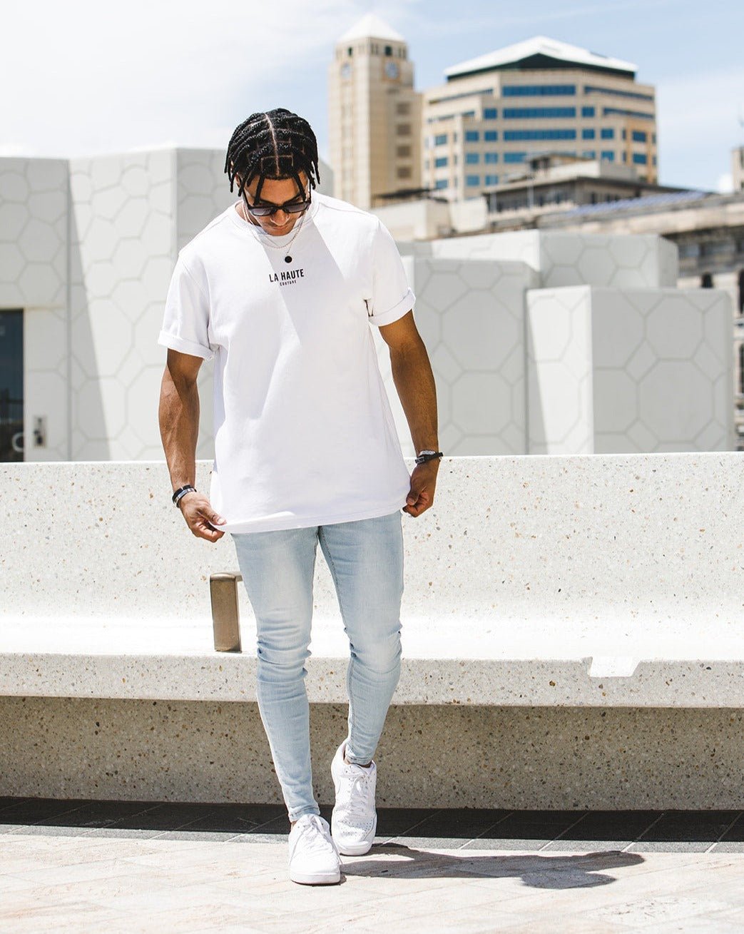 Jean skinny bleu clair - denim coupe slim, élégant et confortable pour un style quotidien