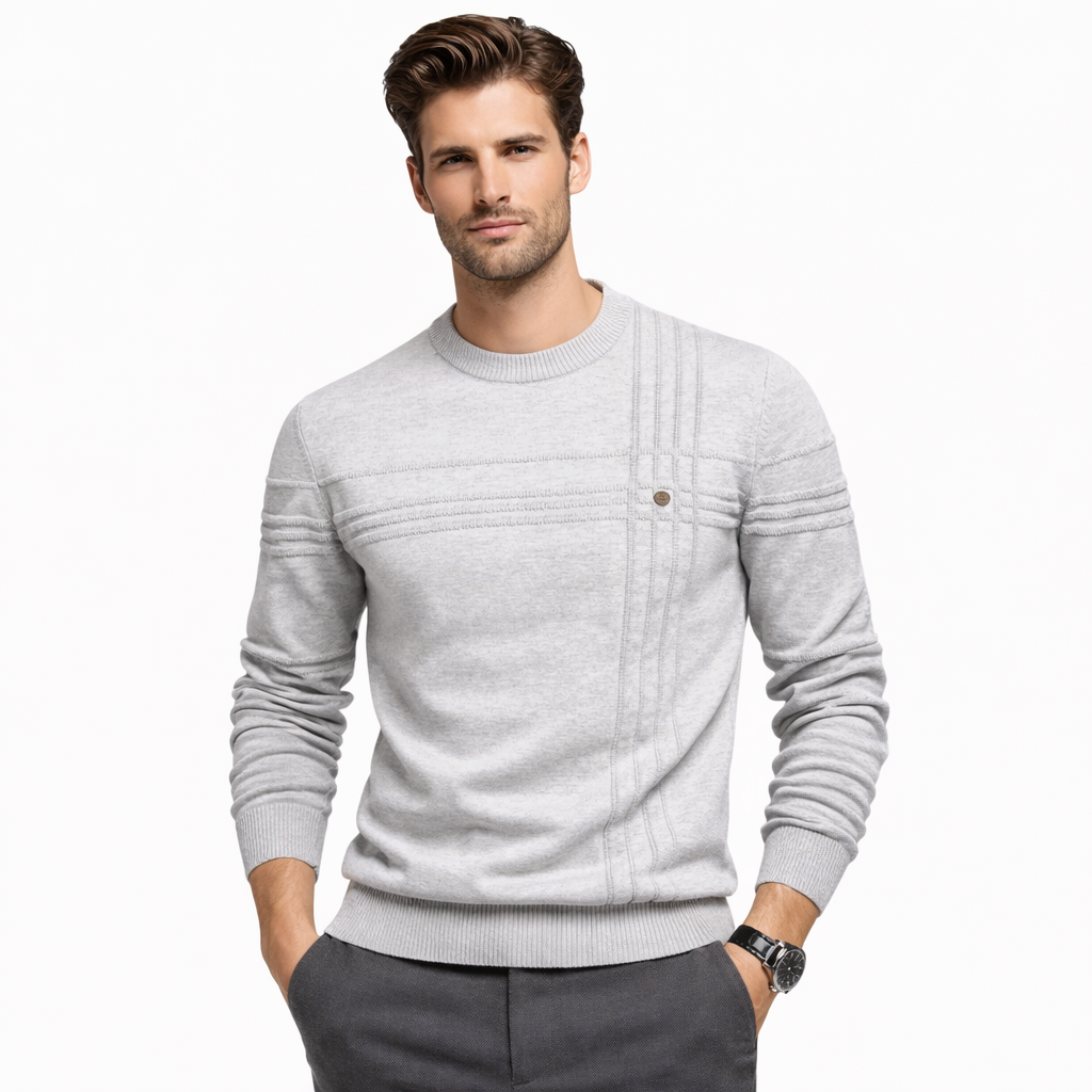 Pull homme VITTORE à motif à carreaux