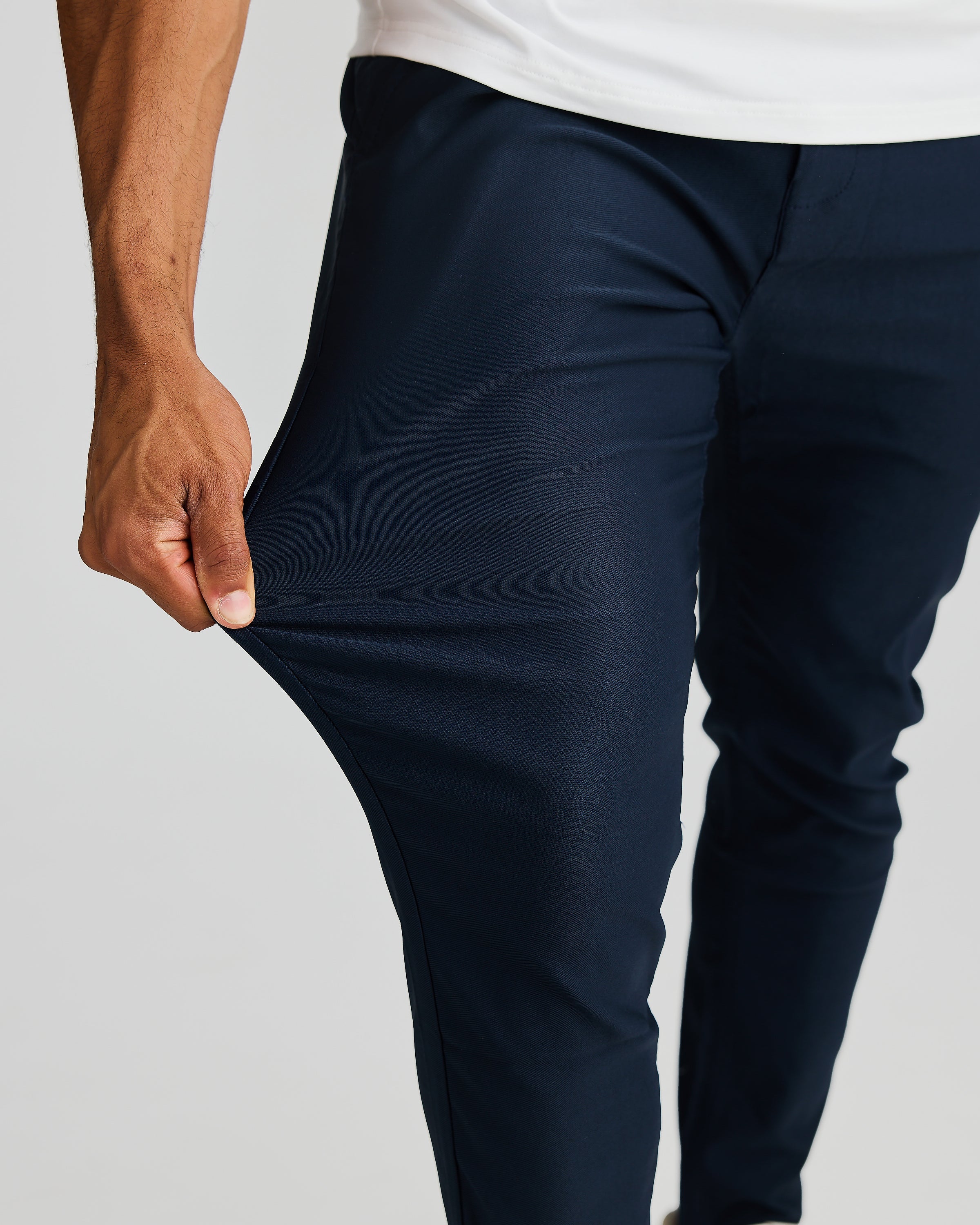 Chinos bleu marine coupe slim