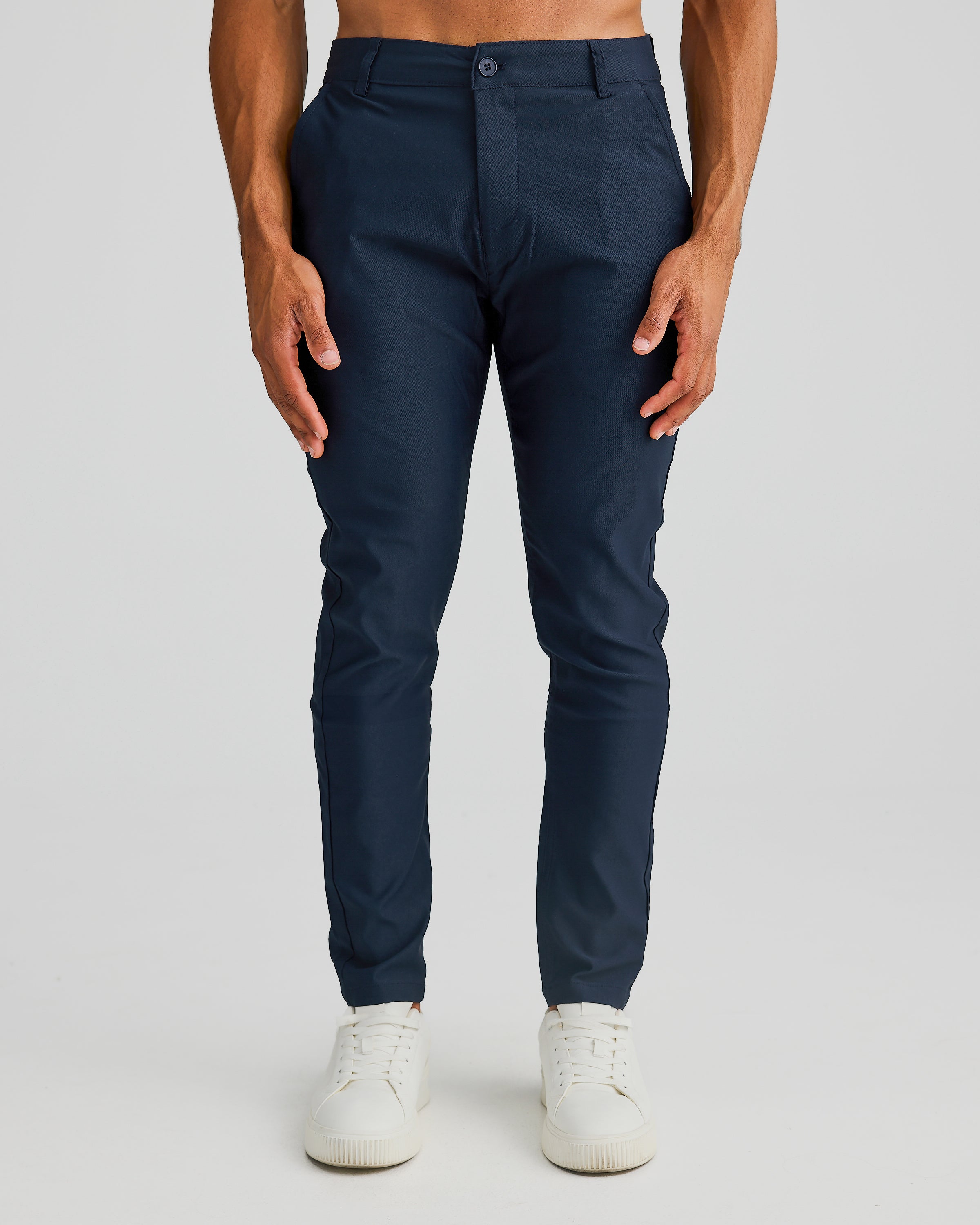 Chinos bleu marine coupe slim