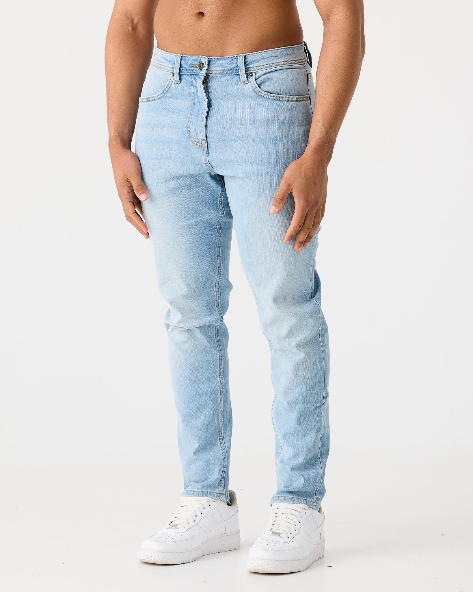 Jeans slim bleu clair - Denim élégant et moderne pour un usage quotidien