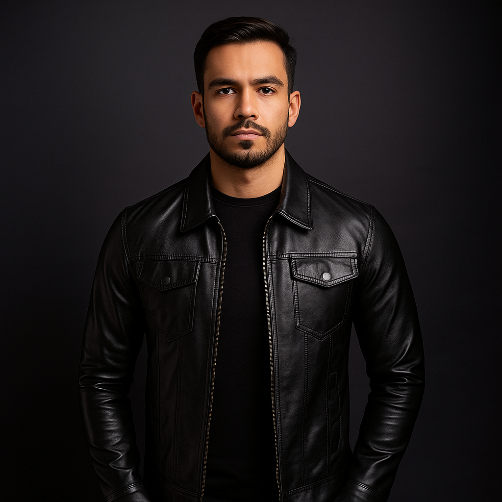 OBSIDIEN Veste en Cuir