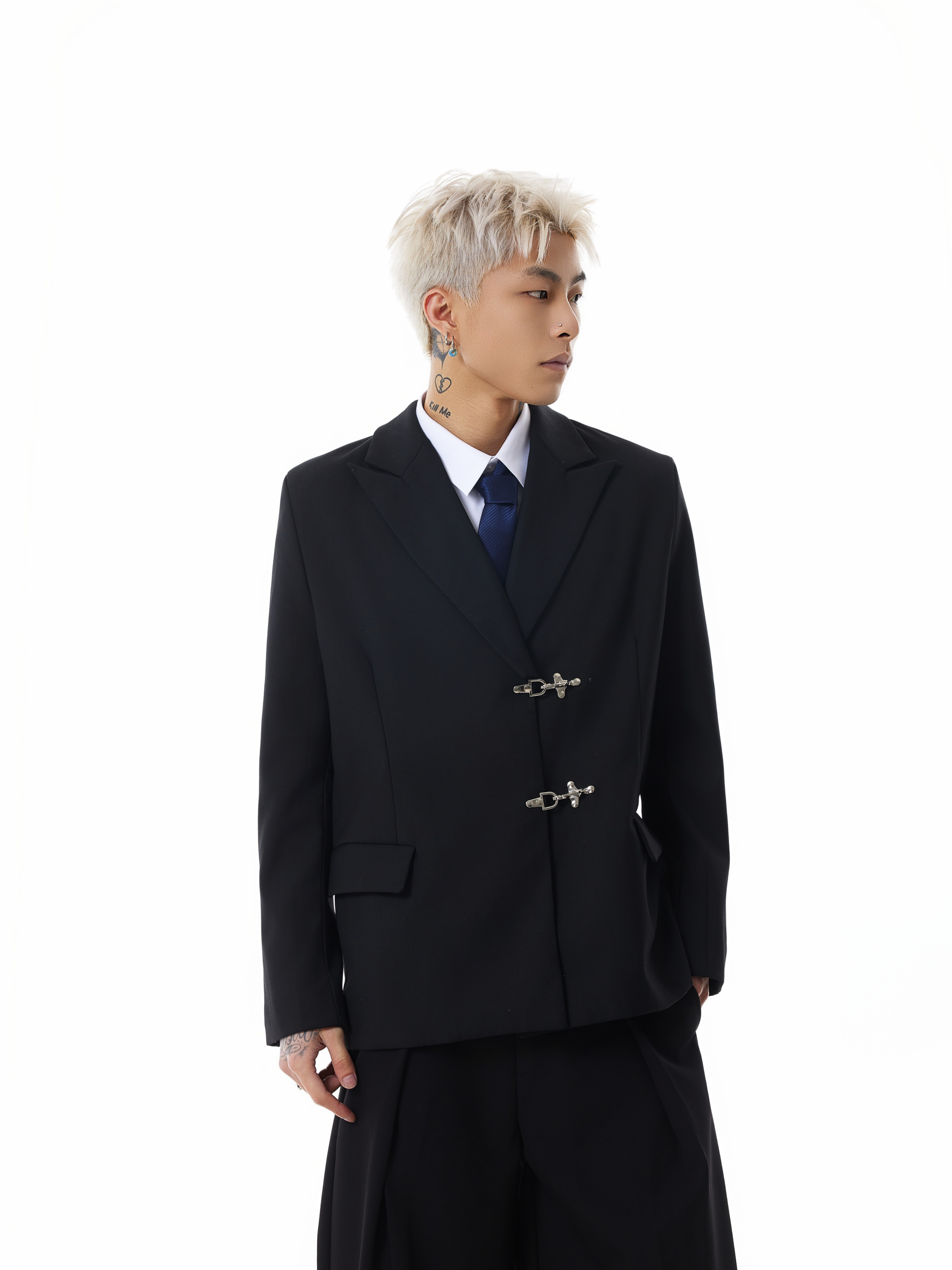 Blazer oversize ELRON à boucle de pompier