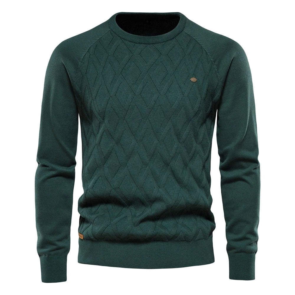 Pull homme LUXEN orné d’un élégant motif à losanges