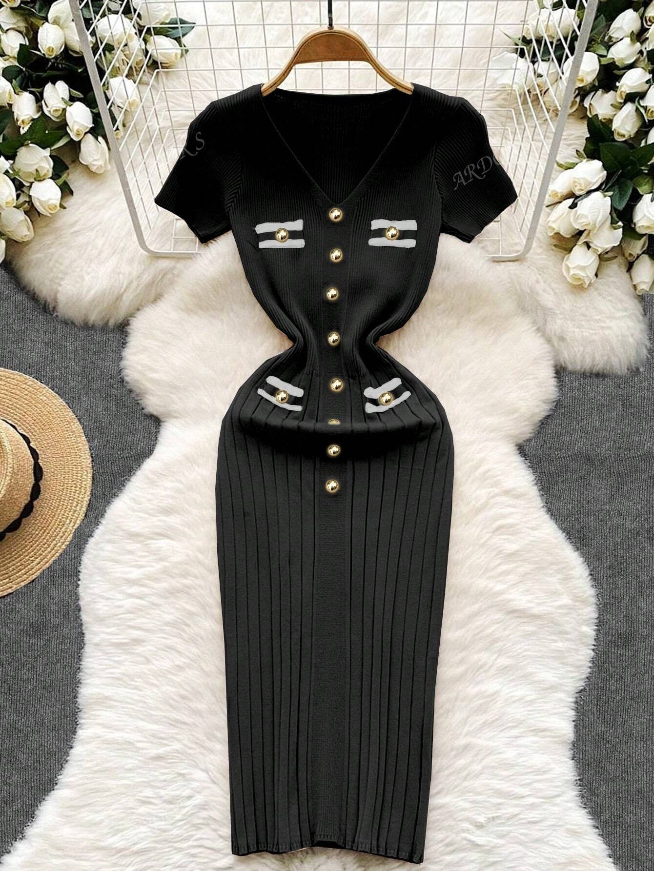 Robe Élégante en Maille VELINE