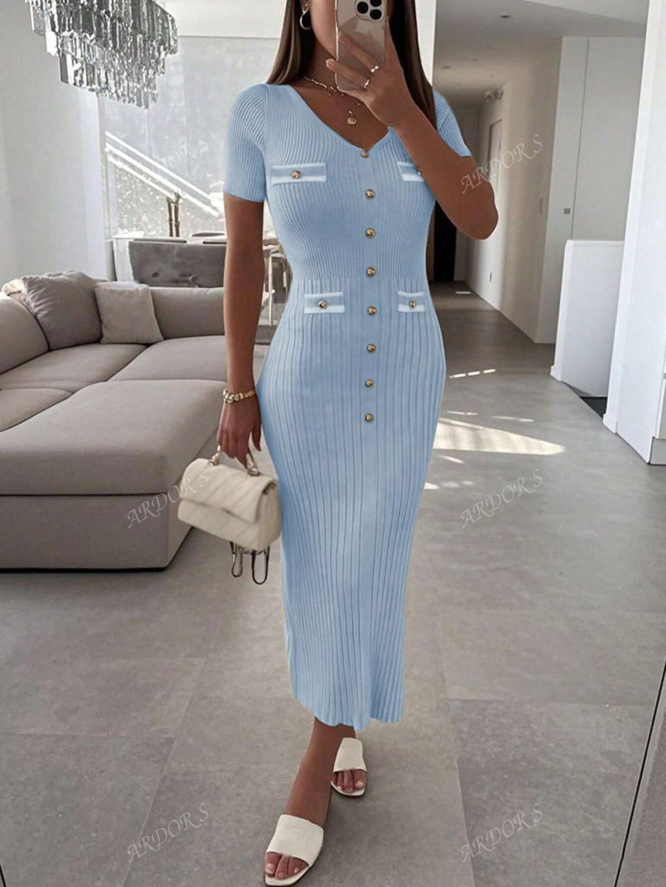 Robe Élégante en Maille VELINE