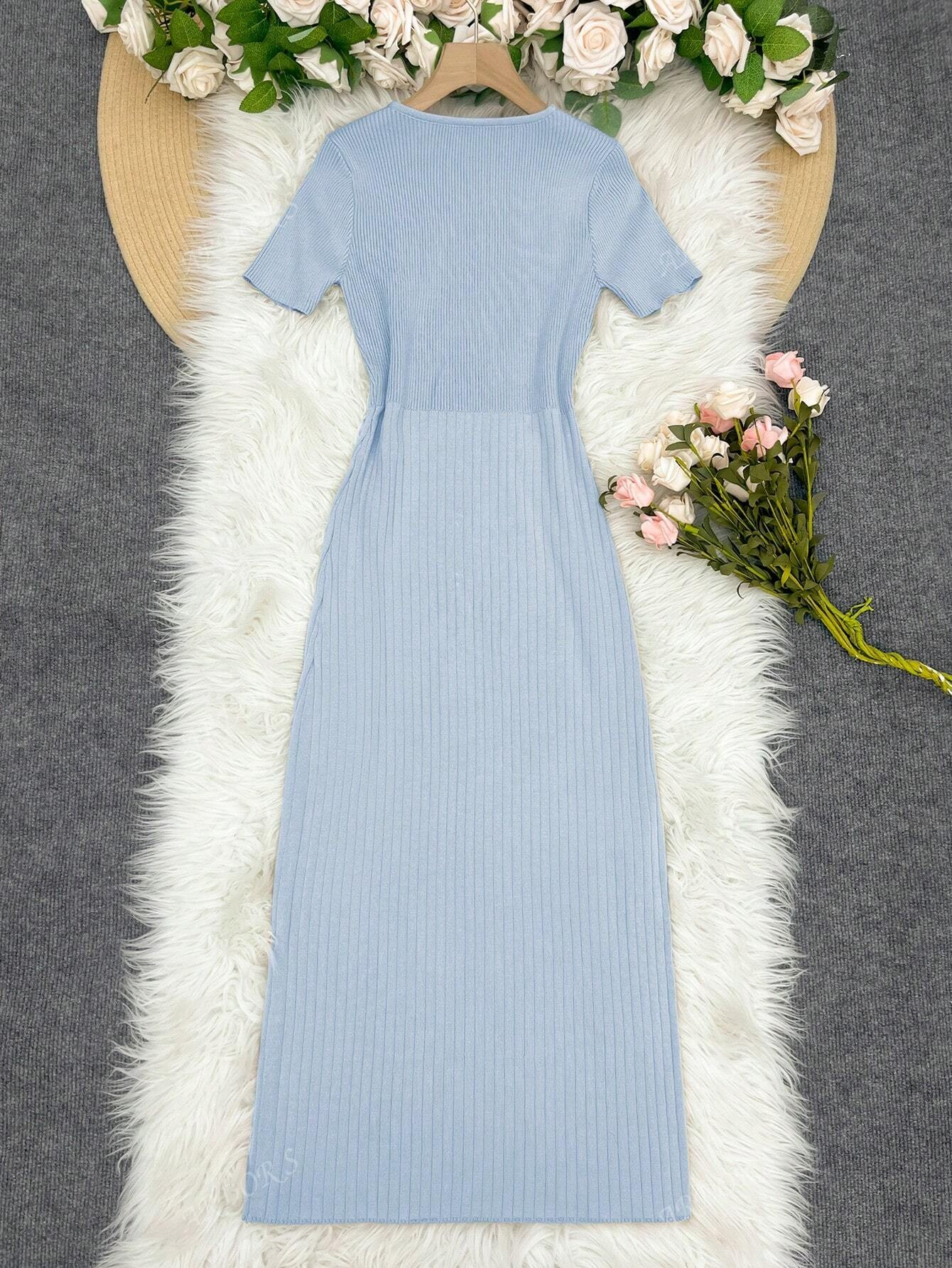 Robe Élégante en Maille VELINE