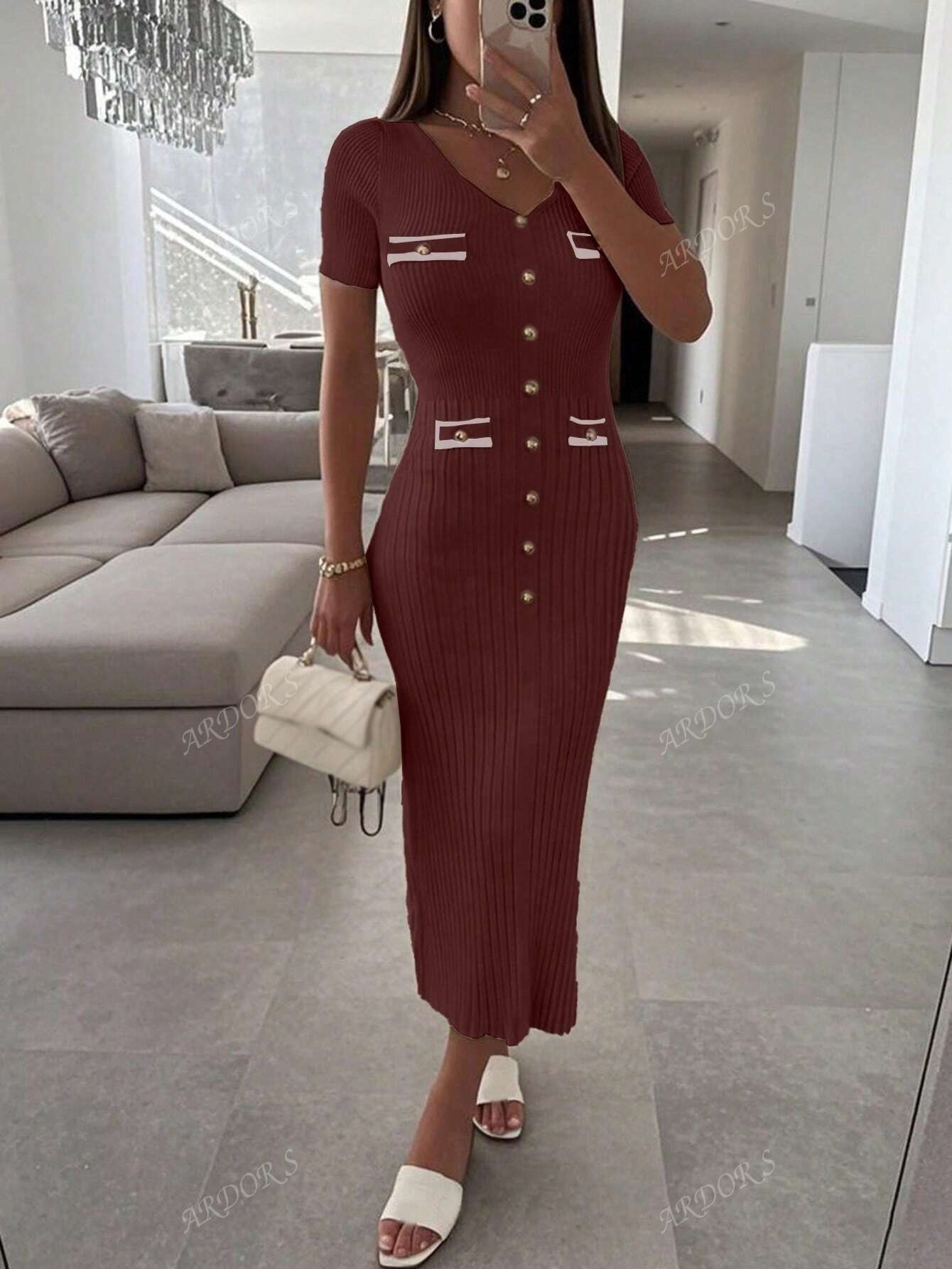 Robe Élégante en Maille VELINE