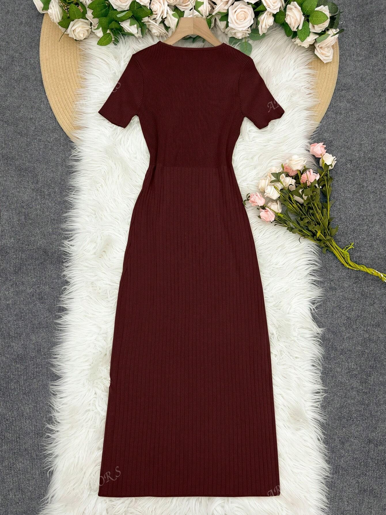 Robe Élégante en Maille VELINE