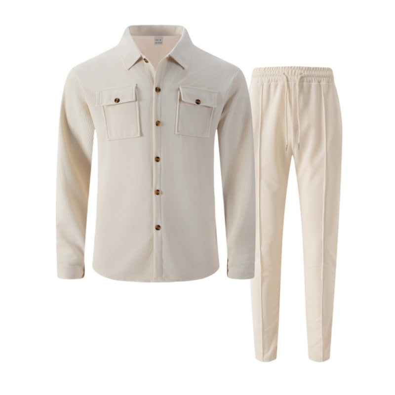 Ensemble en maille gaufrée SAVION