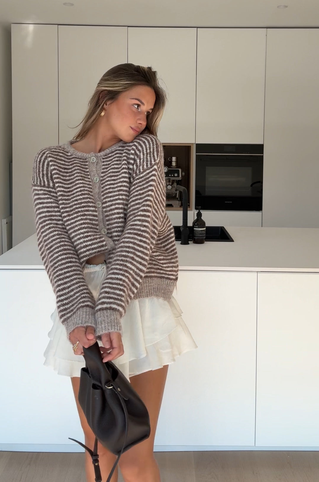 ELO Gilet Doux à Rayures