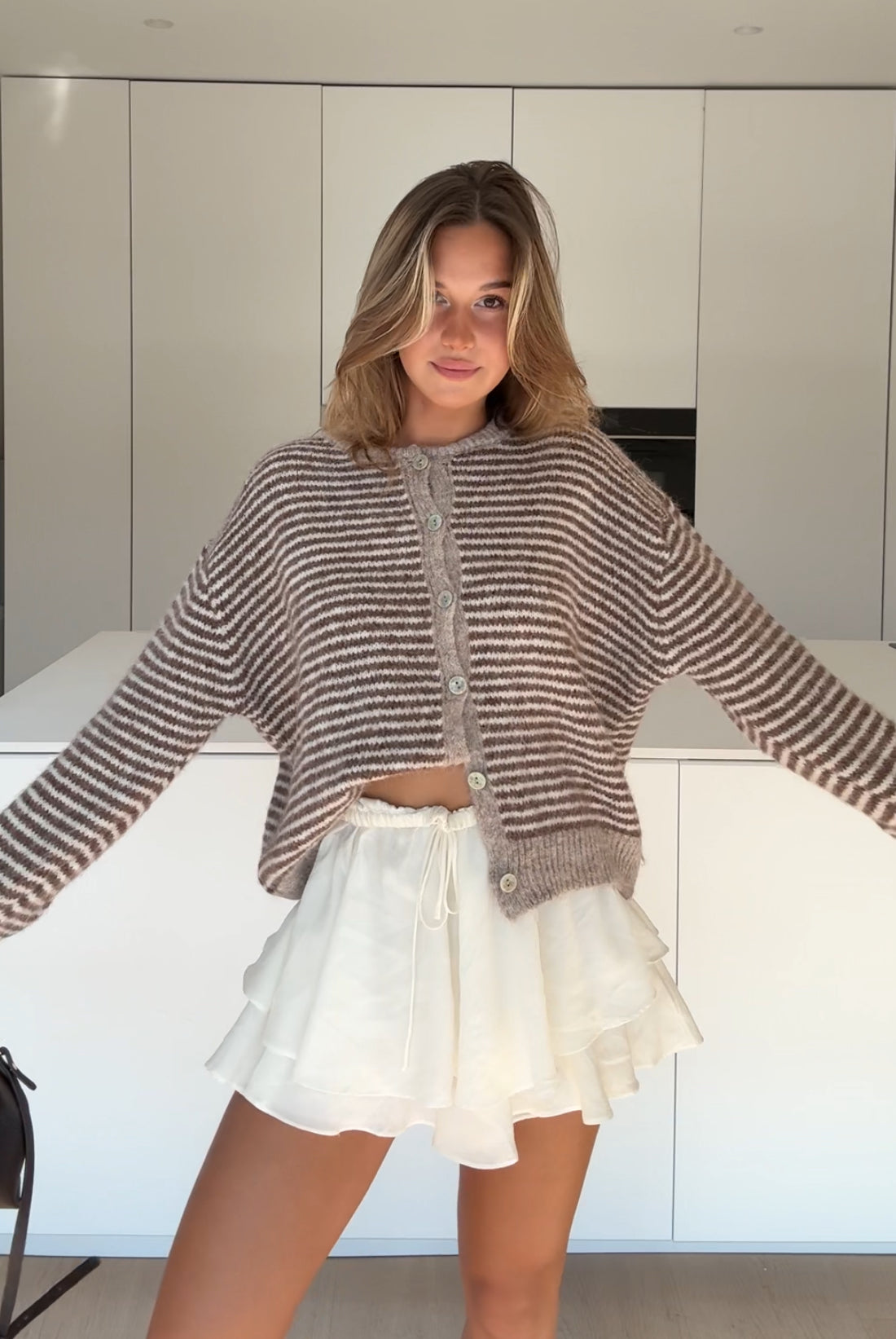 ELO Gilet Doux à Rayures