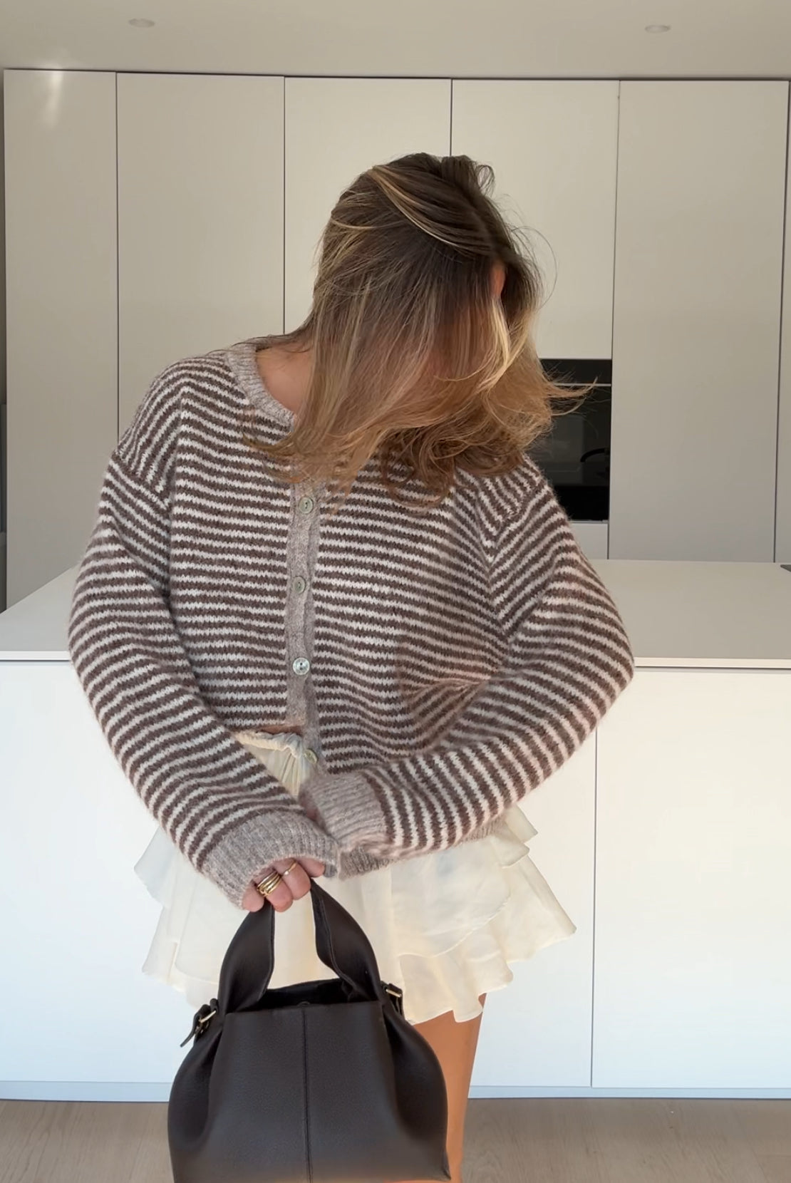 ELO Gilet Doux à Rayures