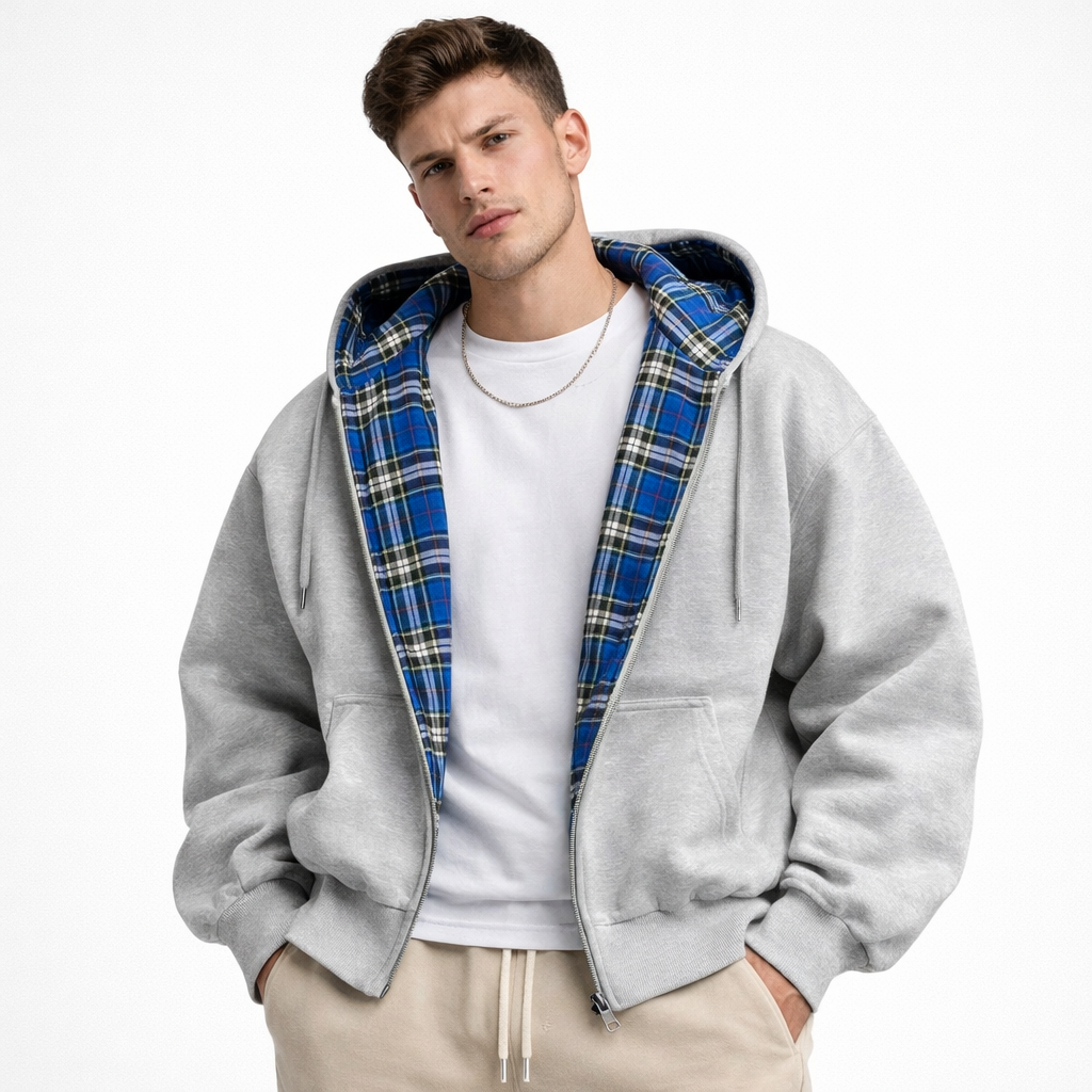 Sweat à capuche ZYNK double face