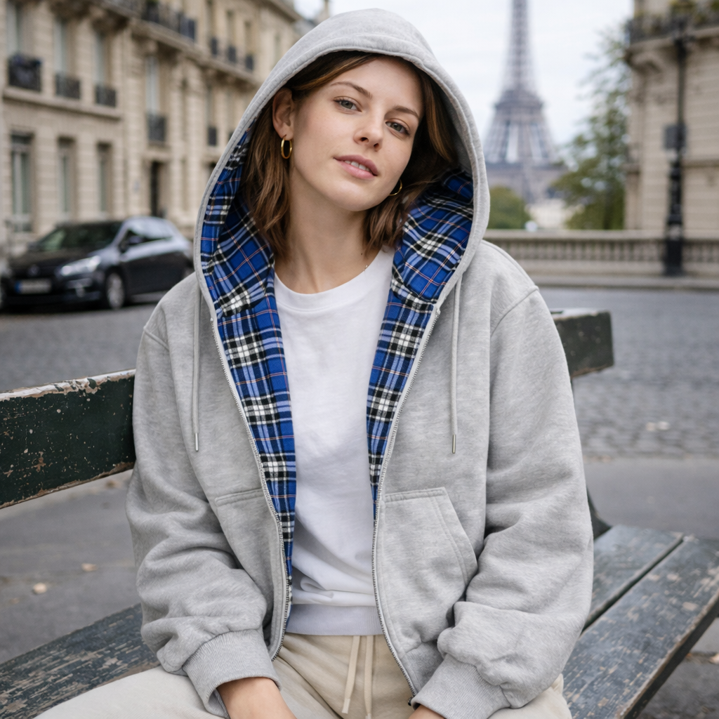 Sweat à capuche ZYNK double face