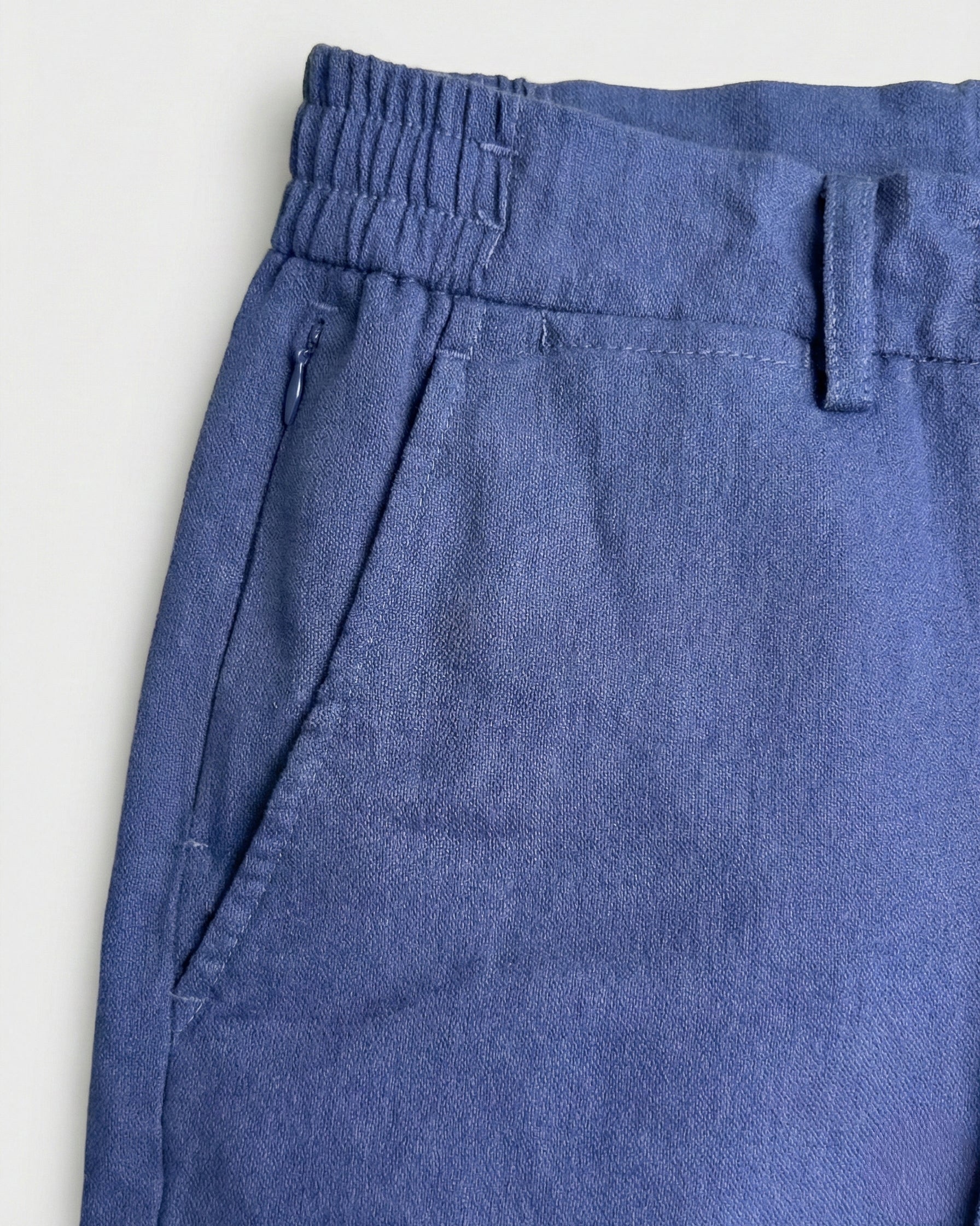 Pantalon en lin bleu marine - léger et respirant