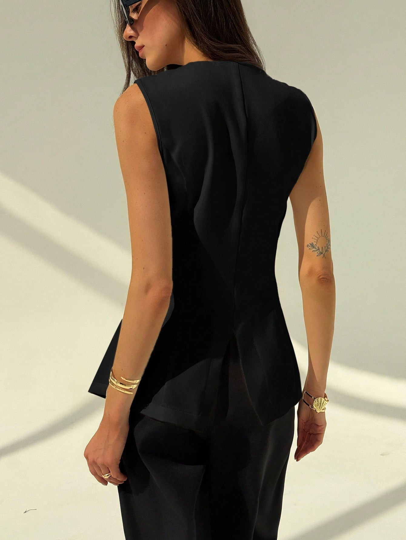 Blazer ESSENZA avec Détails Métalliques