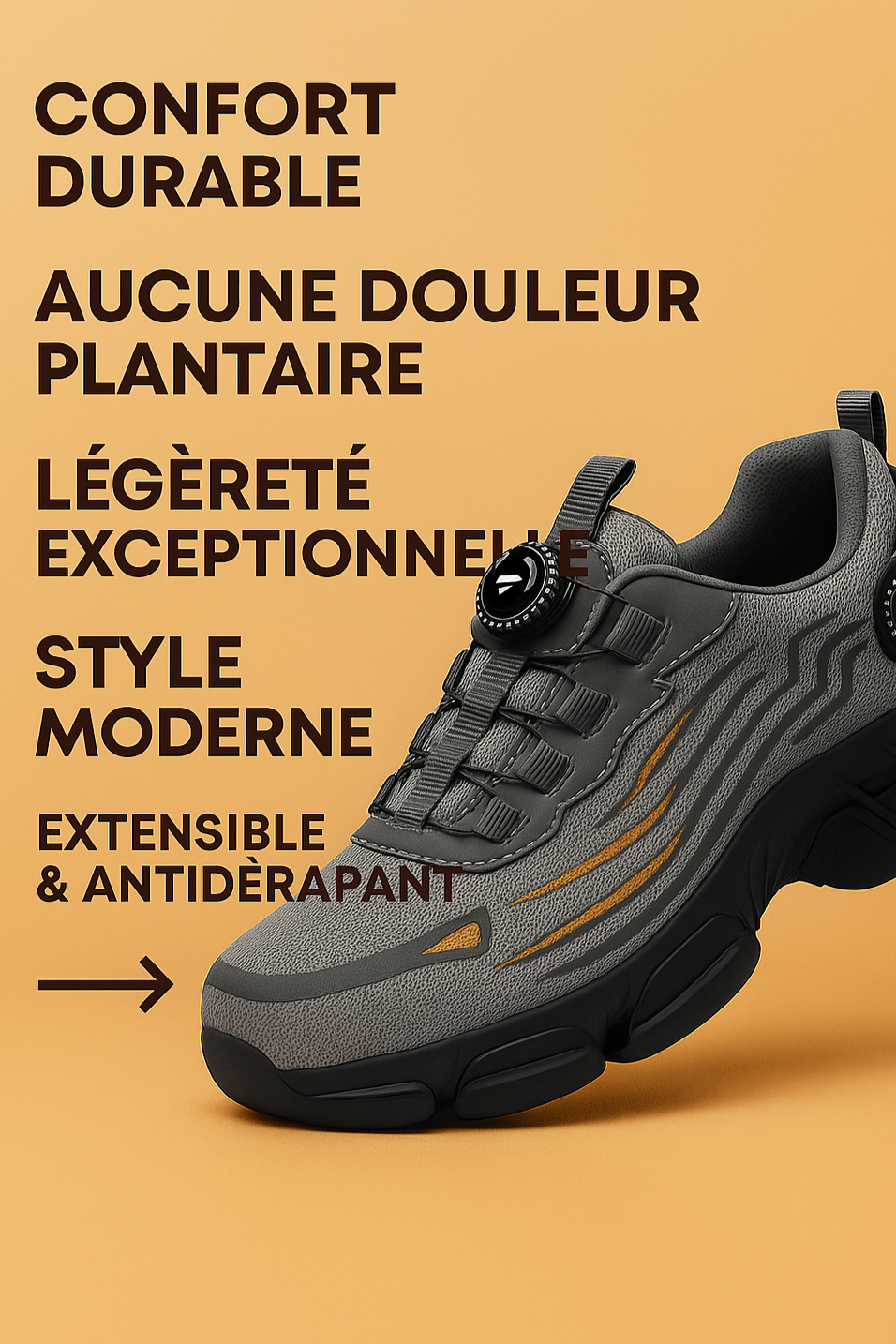 STRYDE La sécurité à chaque pas. Le style à chaque mouvement