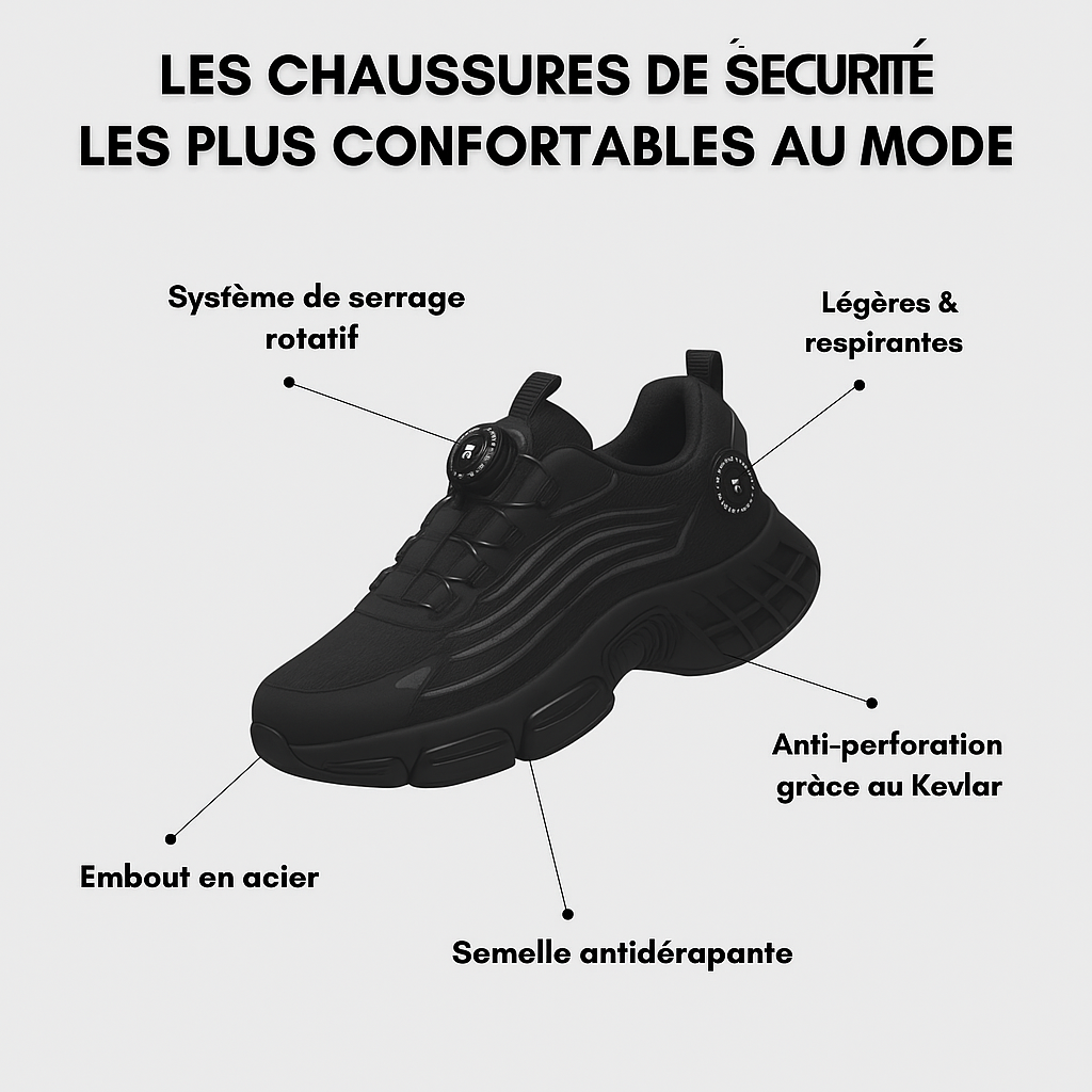 STRYDE La sécurité à chaque pas. Le style à chaque mouvement