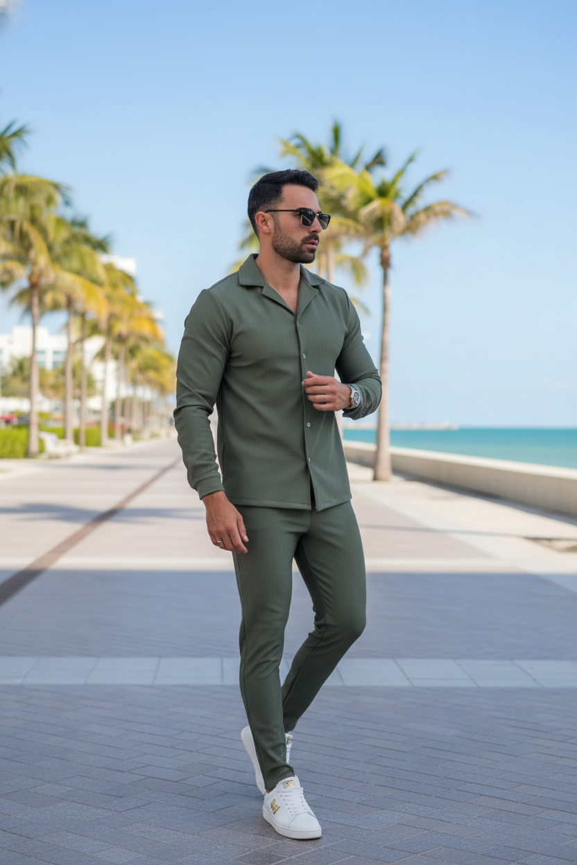 ZERON Ensemble Deux Pièces de Luxe
