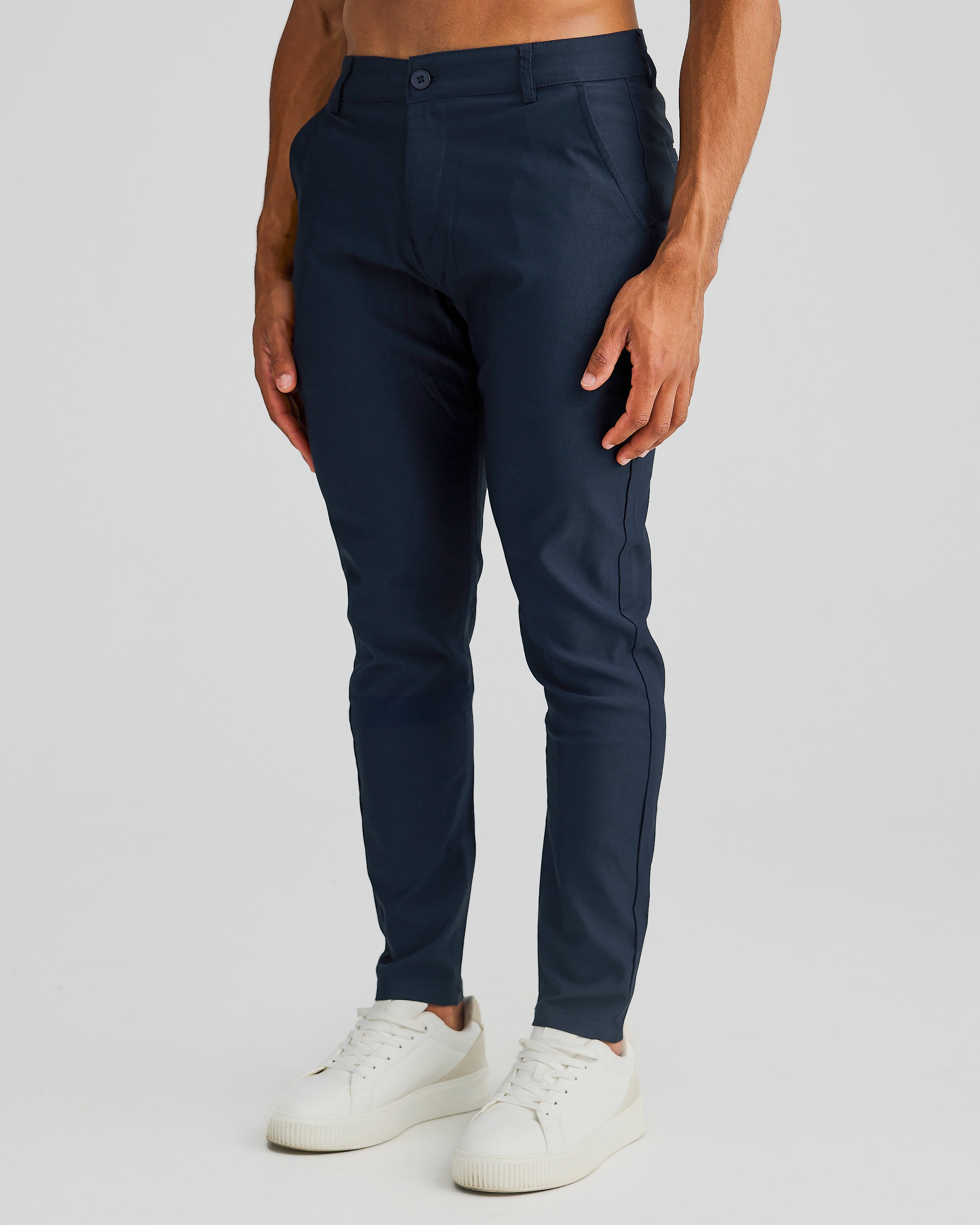 Chinos bleu marine coupe slim