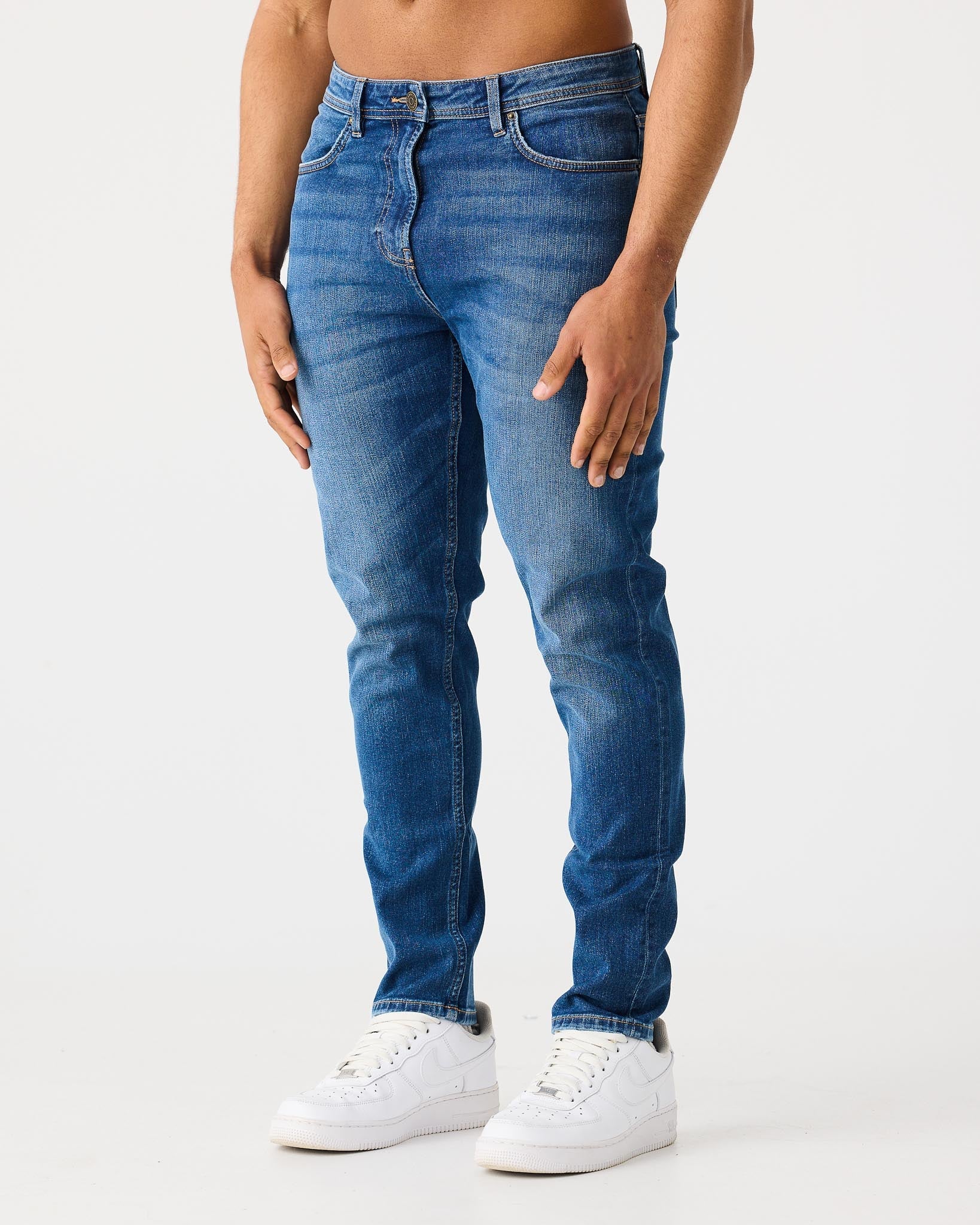 Jean slim bleu foncé – Denim élégant et moderne pour un usage quotidien