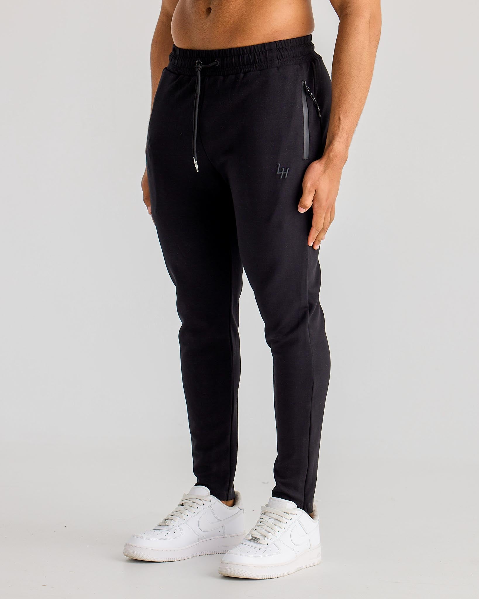 Noir Pantalons de jogging tech - Joggers axés sur la performance