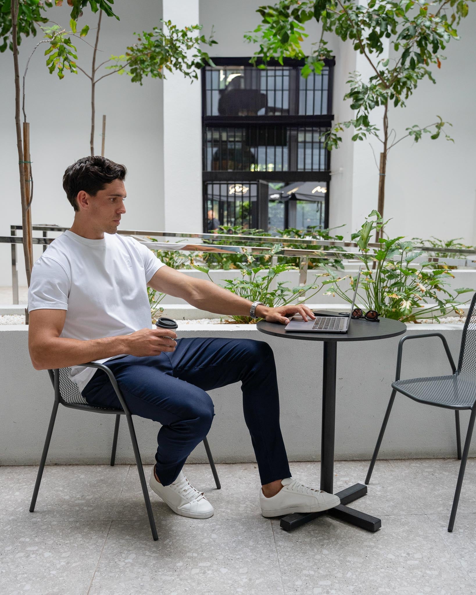 Chinos bleu marine coupe slim