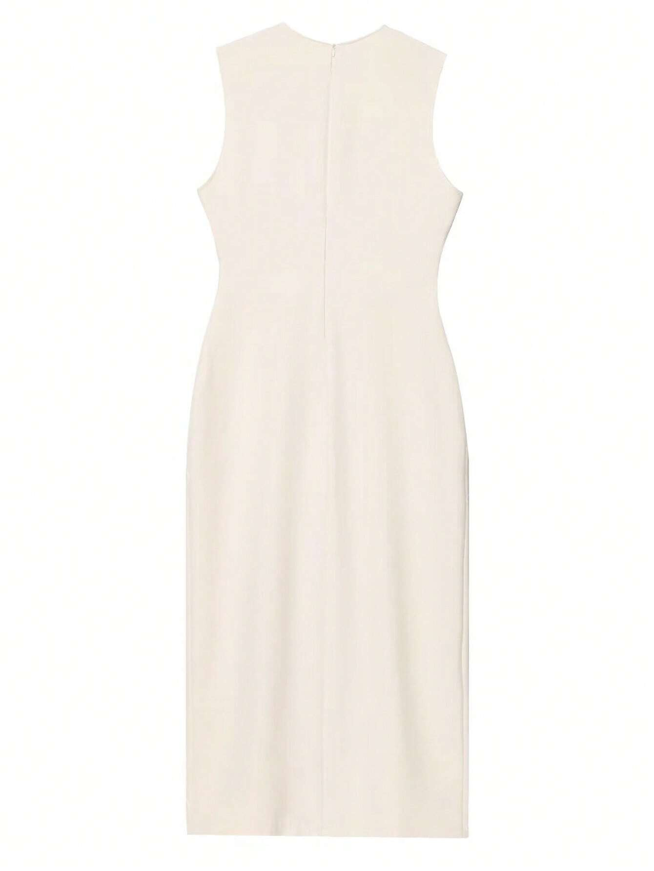 Robe Midi MIRELLA avec Ceinture et Boutons