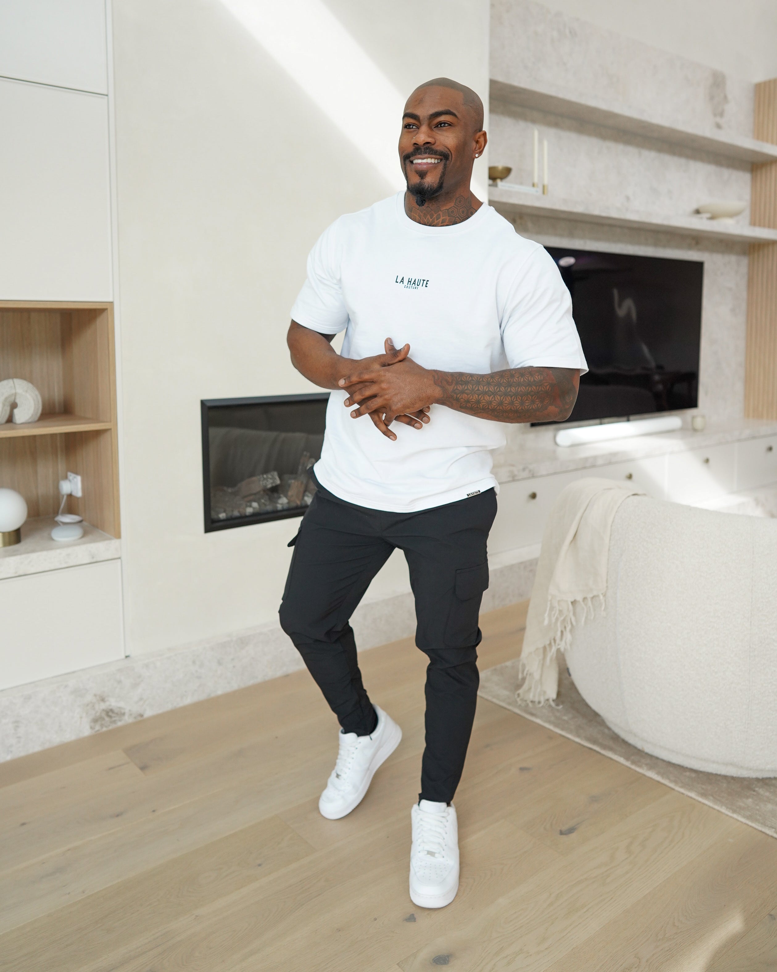 Pantalons cargo noirs - élégants et durables