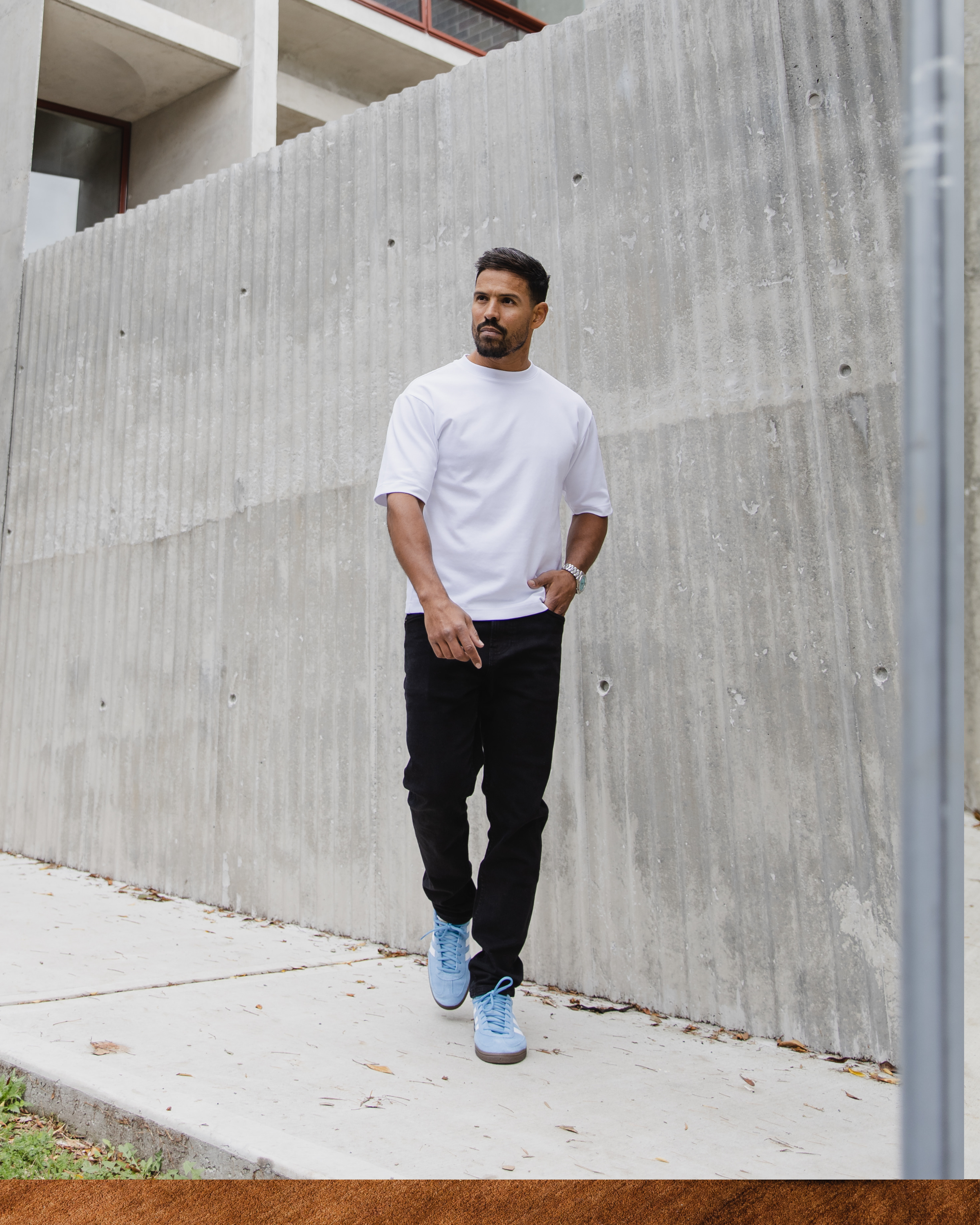 Jean noir à coupe slim d'inspiration vintage