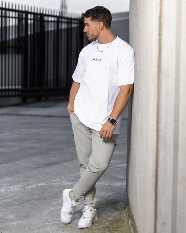 Pantalon jogger cargo pierre - durable et confortable, avec poches pratiques.