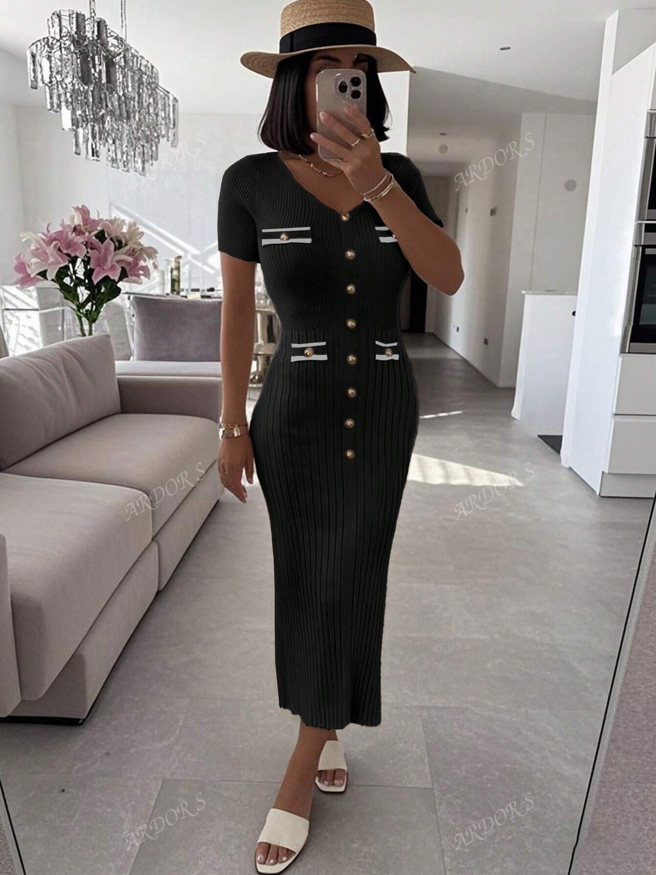 Robe Élégante en Maille VELINE