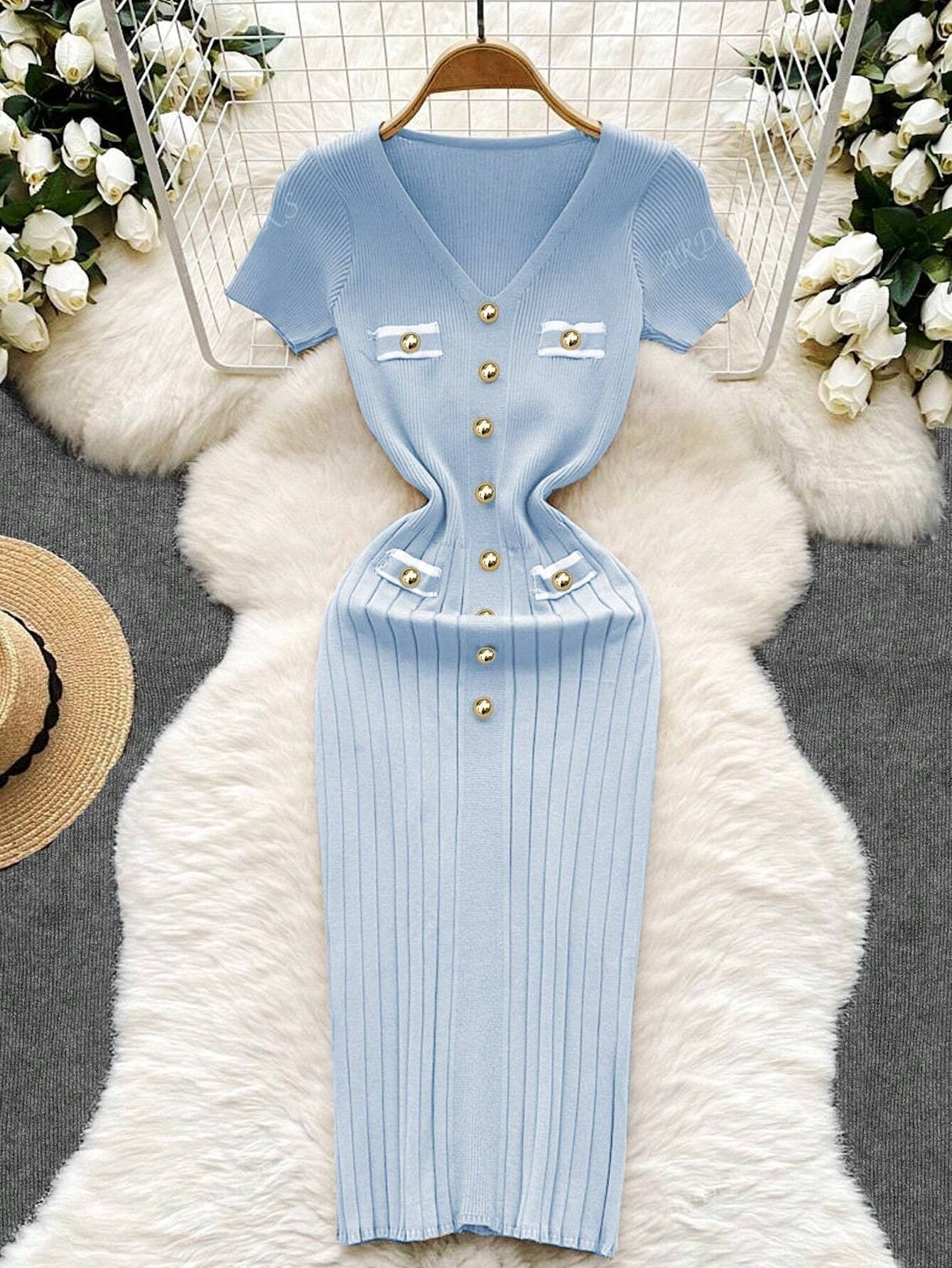 Robe Élégante en Maille VELINE