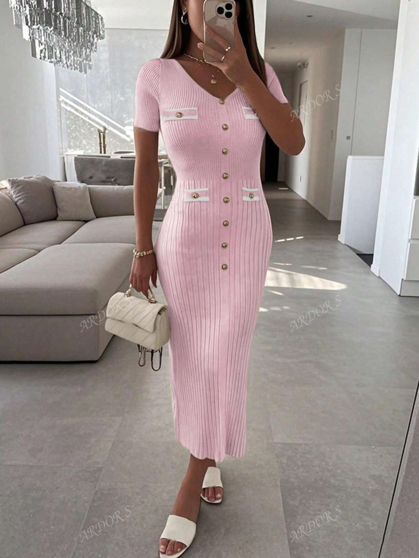 Robe Élégante en Maille VELINE