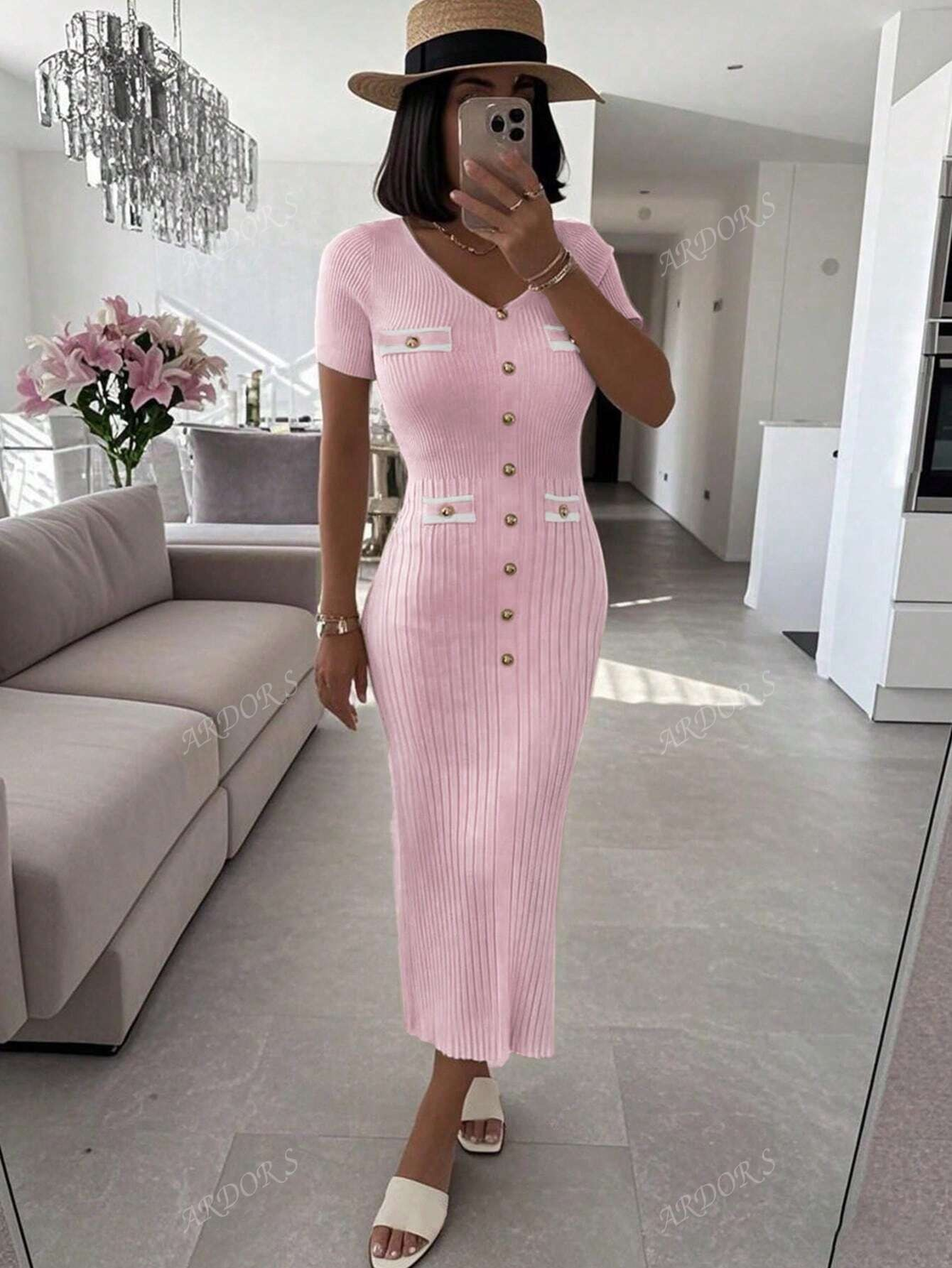 Robe Élégante en Maille VELINE