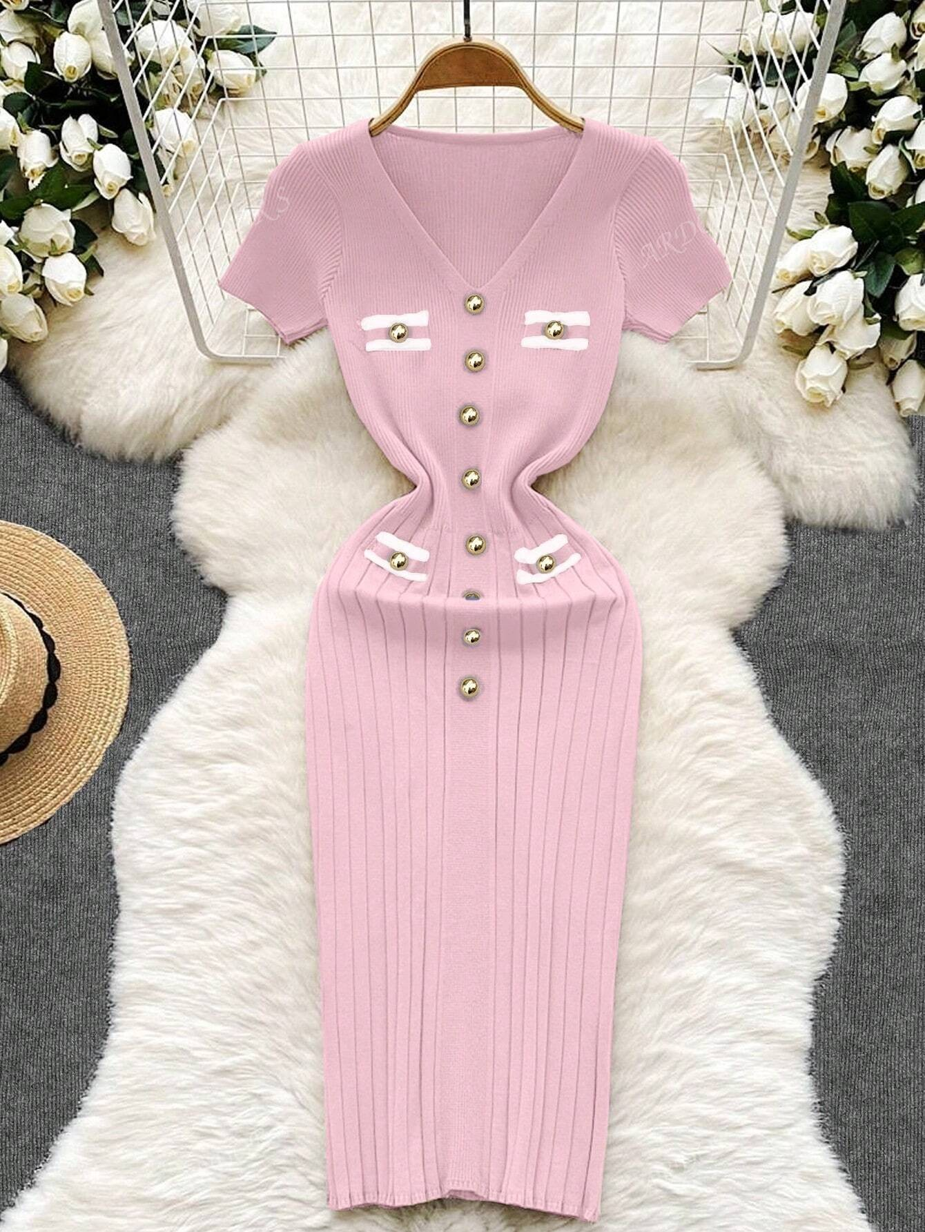 Robe Élégante en Maille VELINE