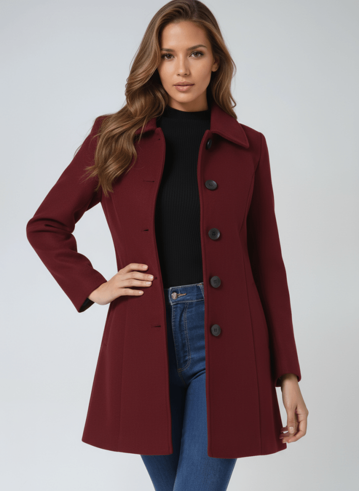 Manteau d’hiver femme ALVÉA élégant